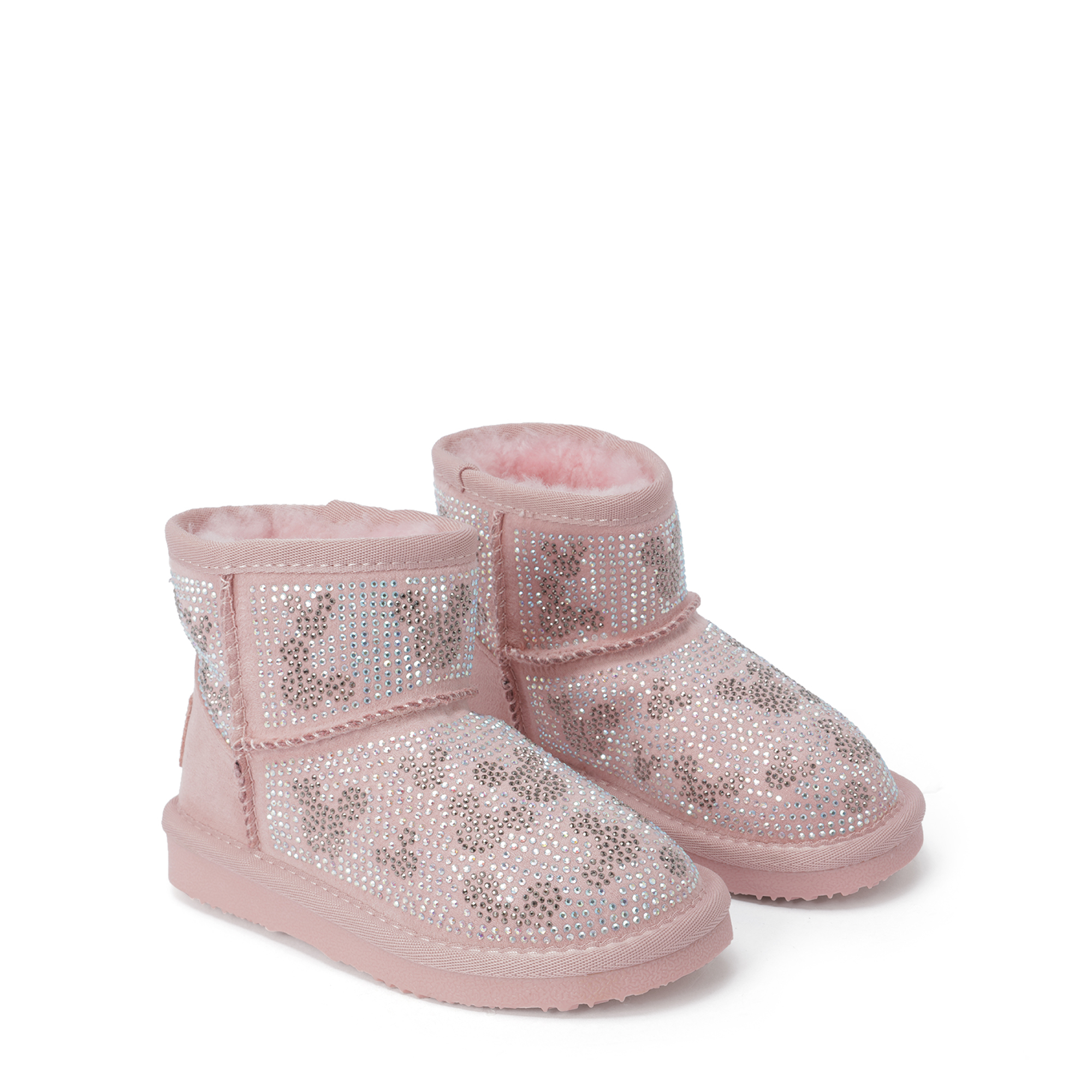 

Disney embellished boots, Pink