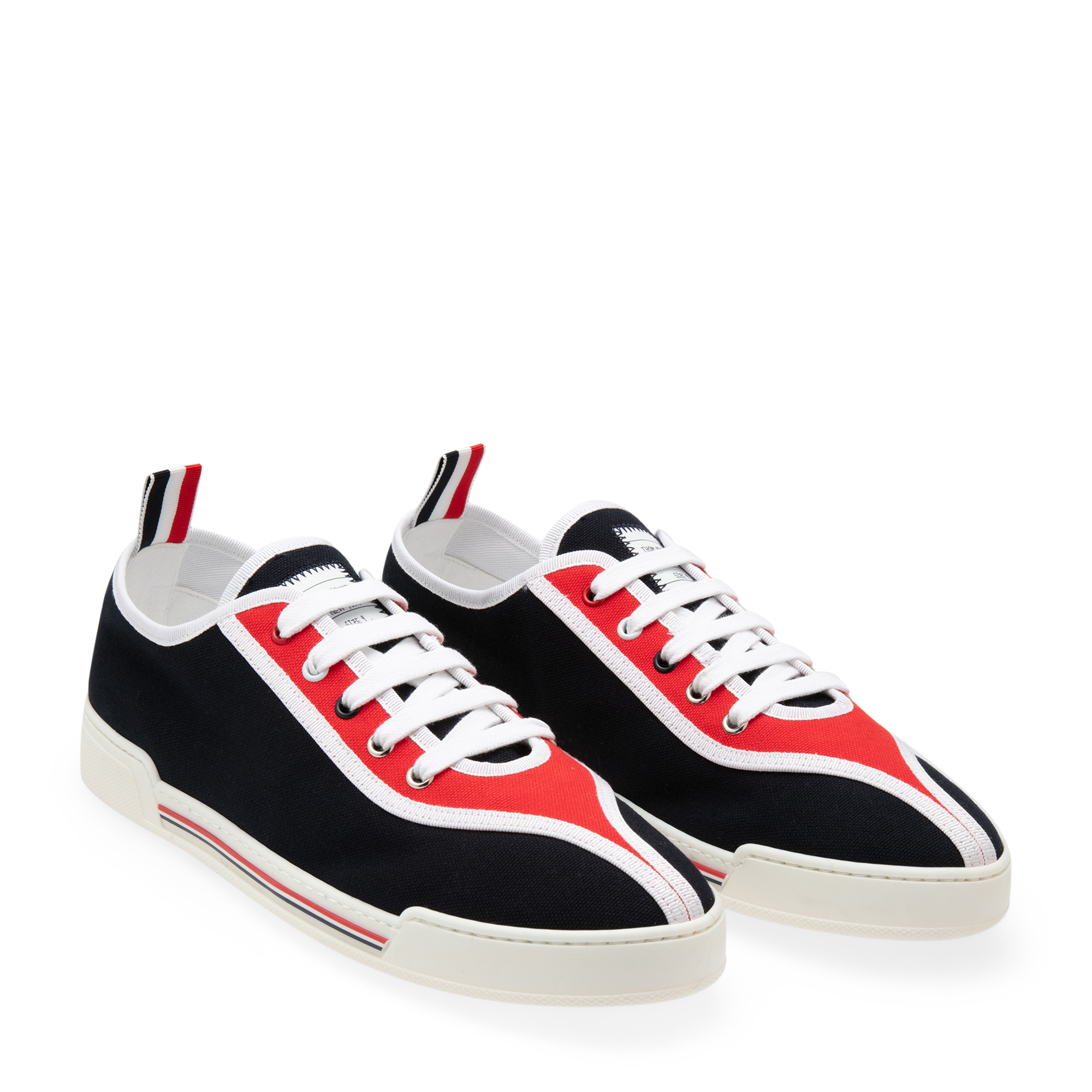 

4 Bar Paper Label sneakers, White