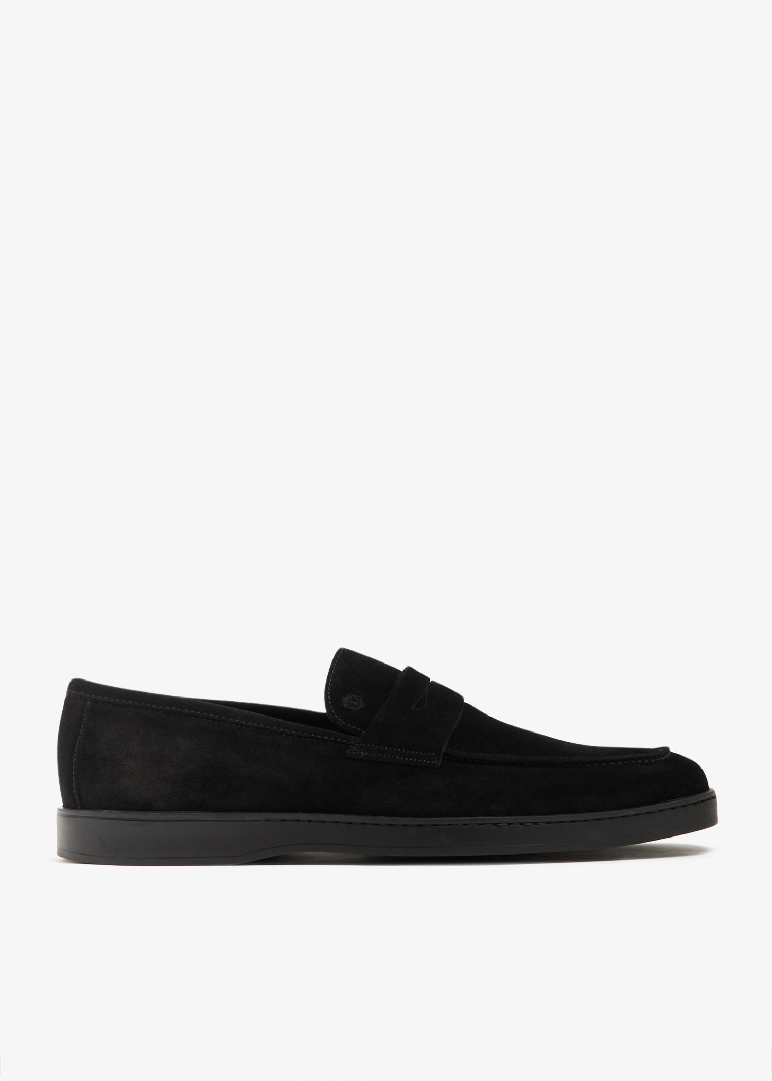 

Serene suede loafers, Black