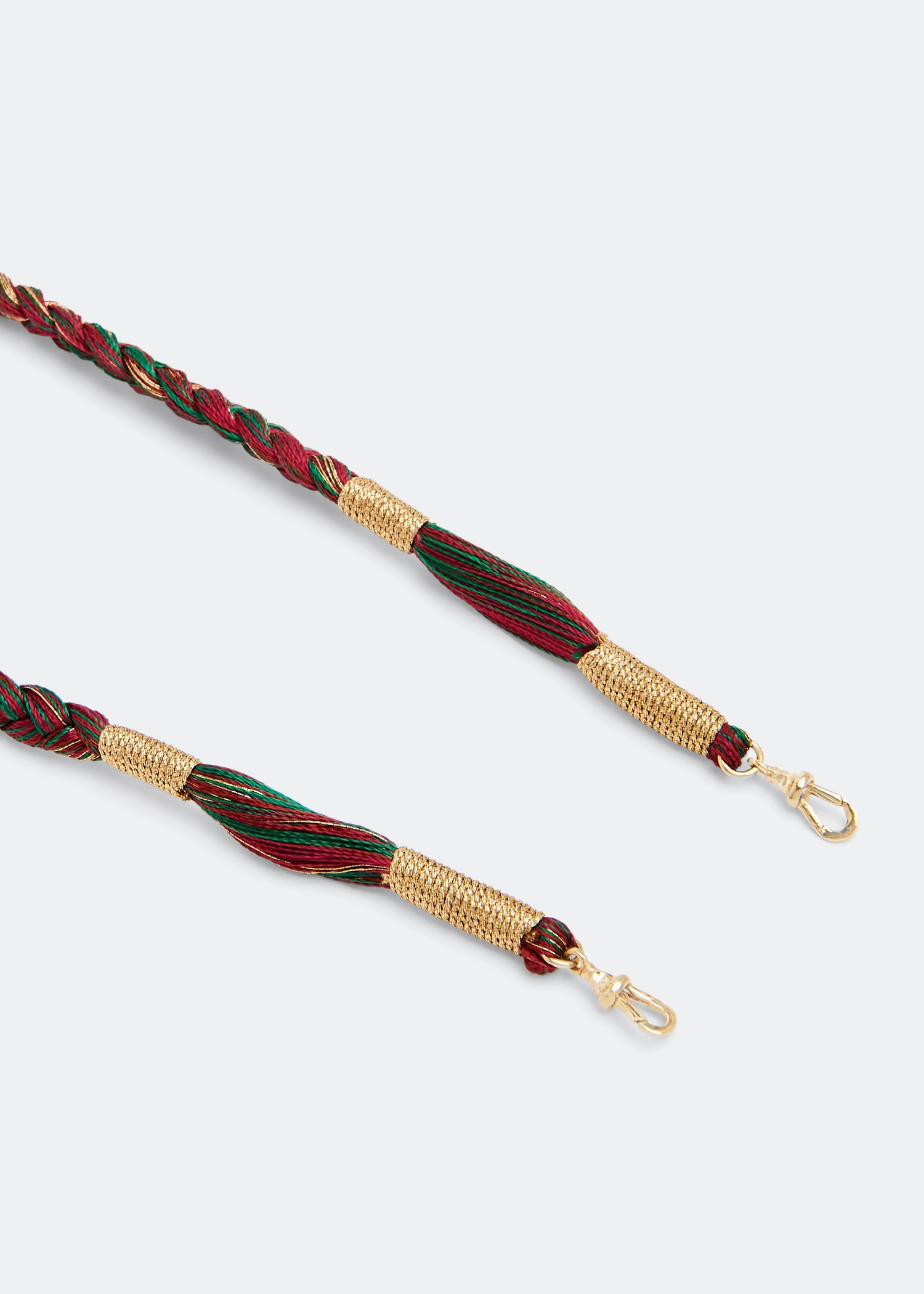 

Rathi Corde burgundy necklace, Multi-coloured