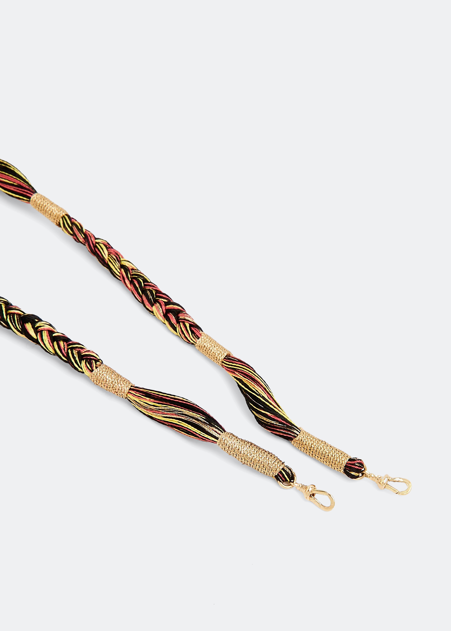 

Rathi Corde black necklace, Multi-coloured
