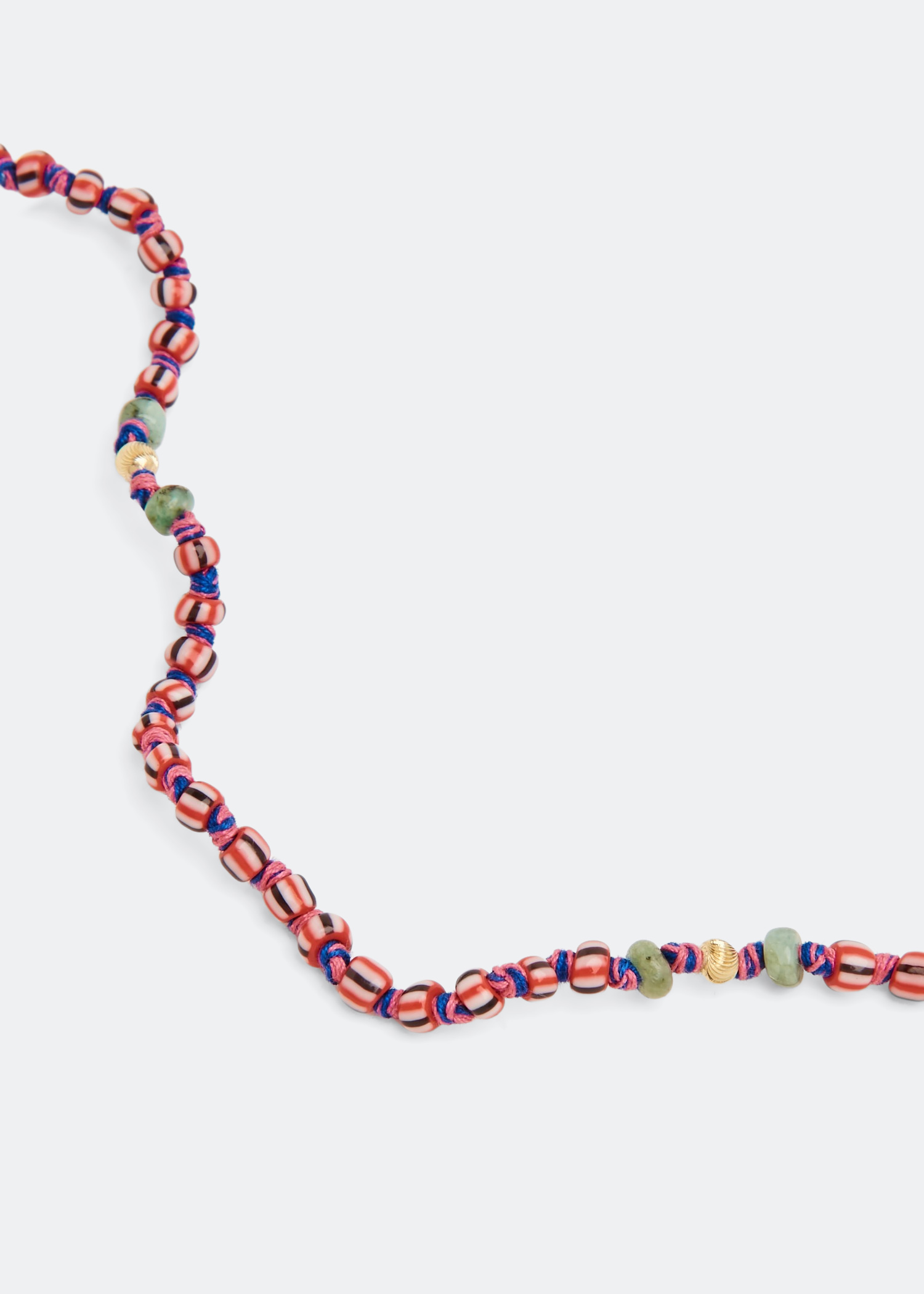 

Mauli Ghana beads necklace, Multi-coloured