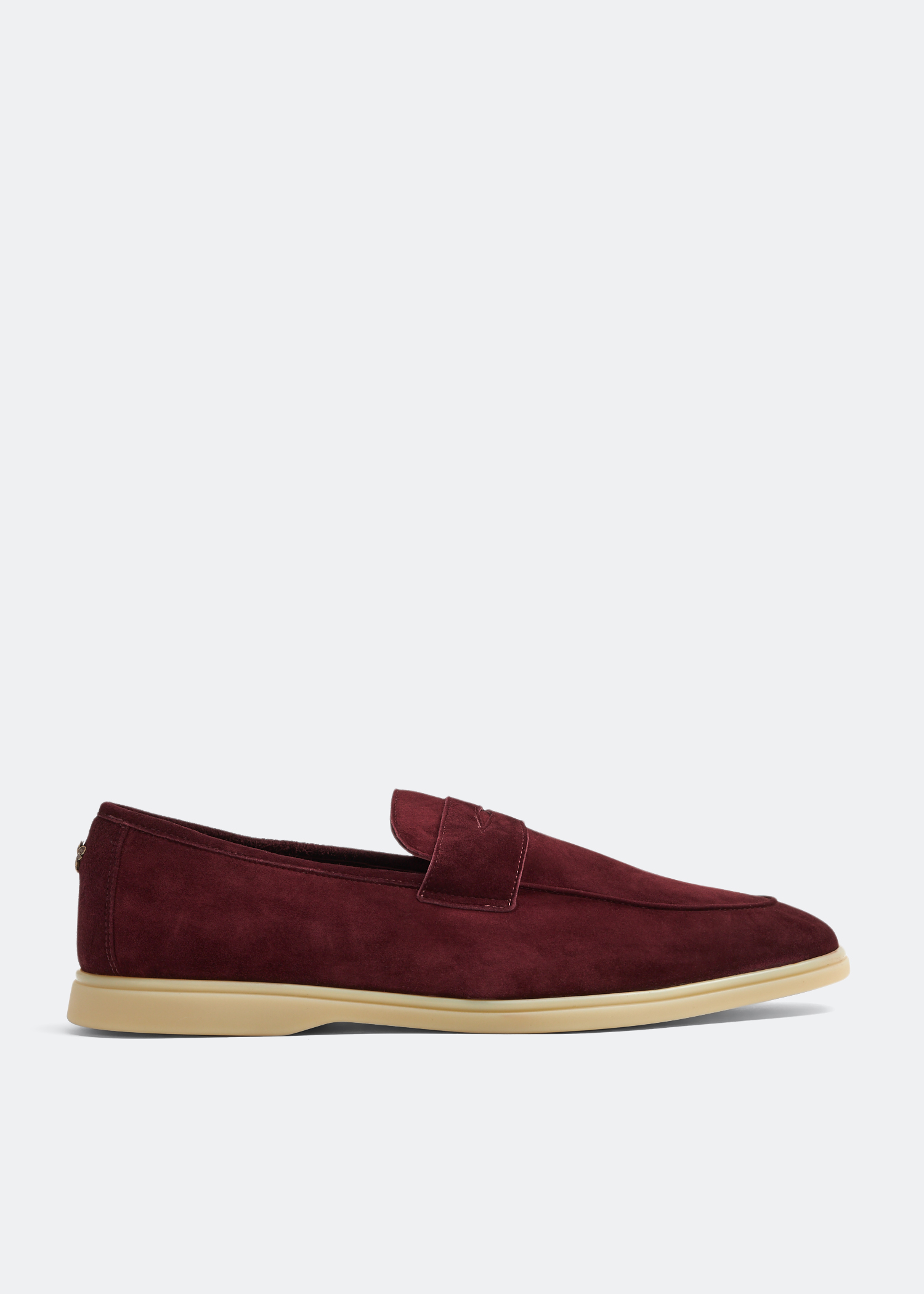 

Suede loafers, Burgundy