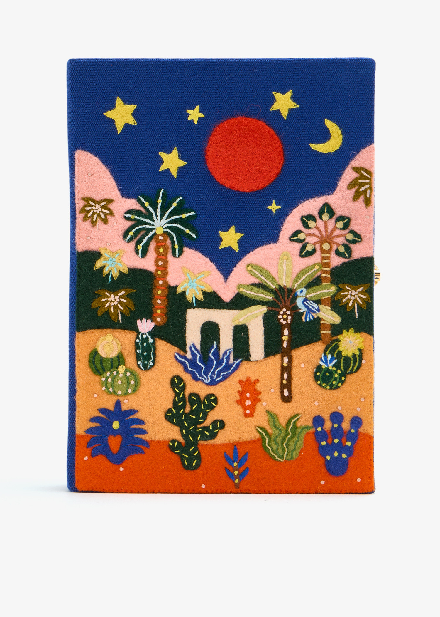 

Moonlight Dream book clutch, Blue