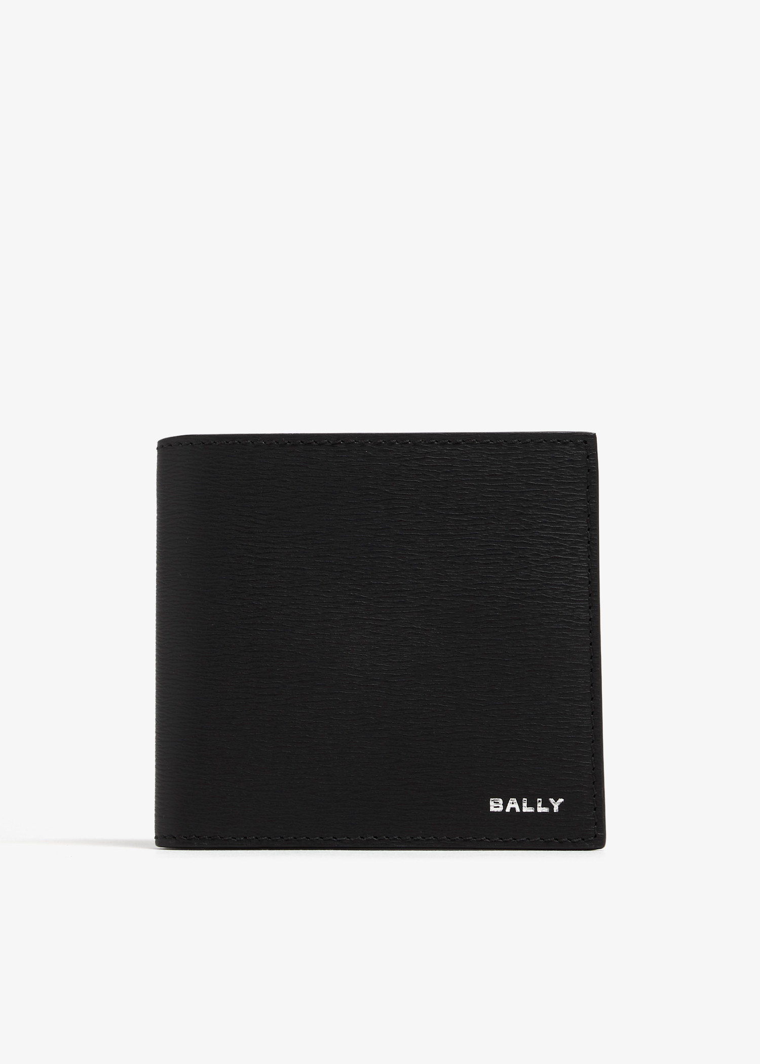 

Leather bifold wallet, Black