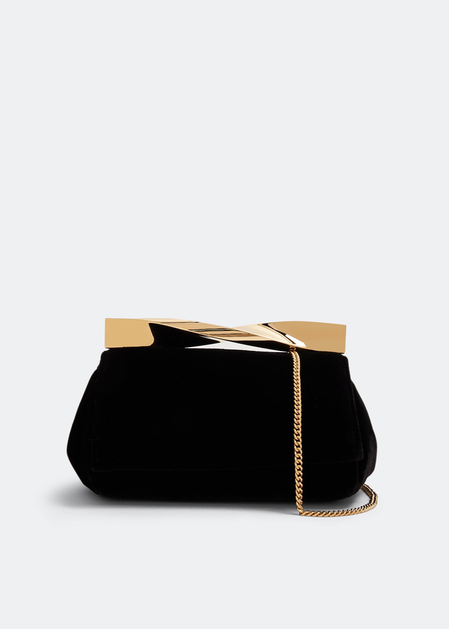 

Mini Twist clutch, Black