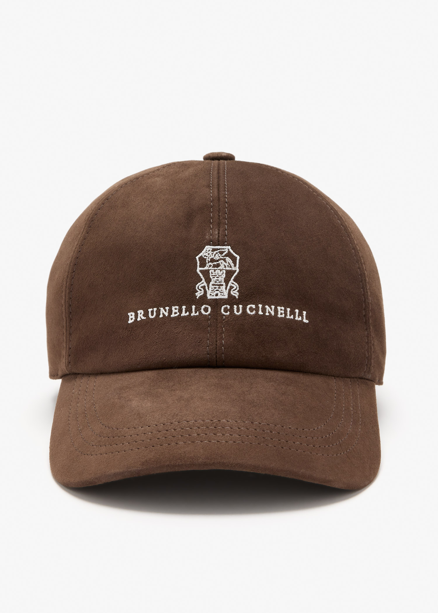 

Suede baseball cap, Brown