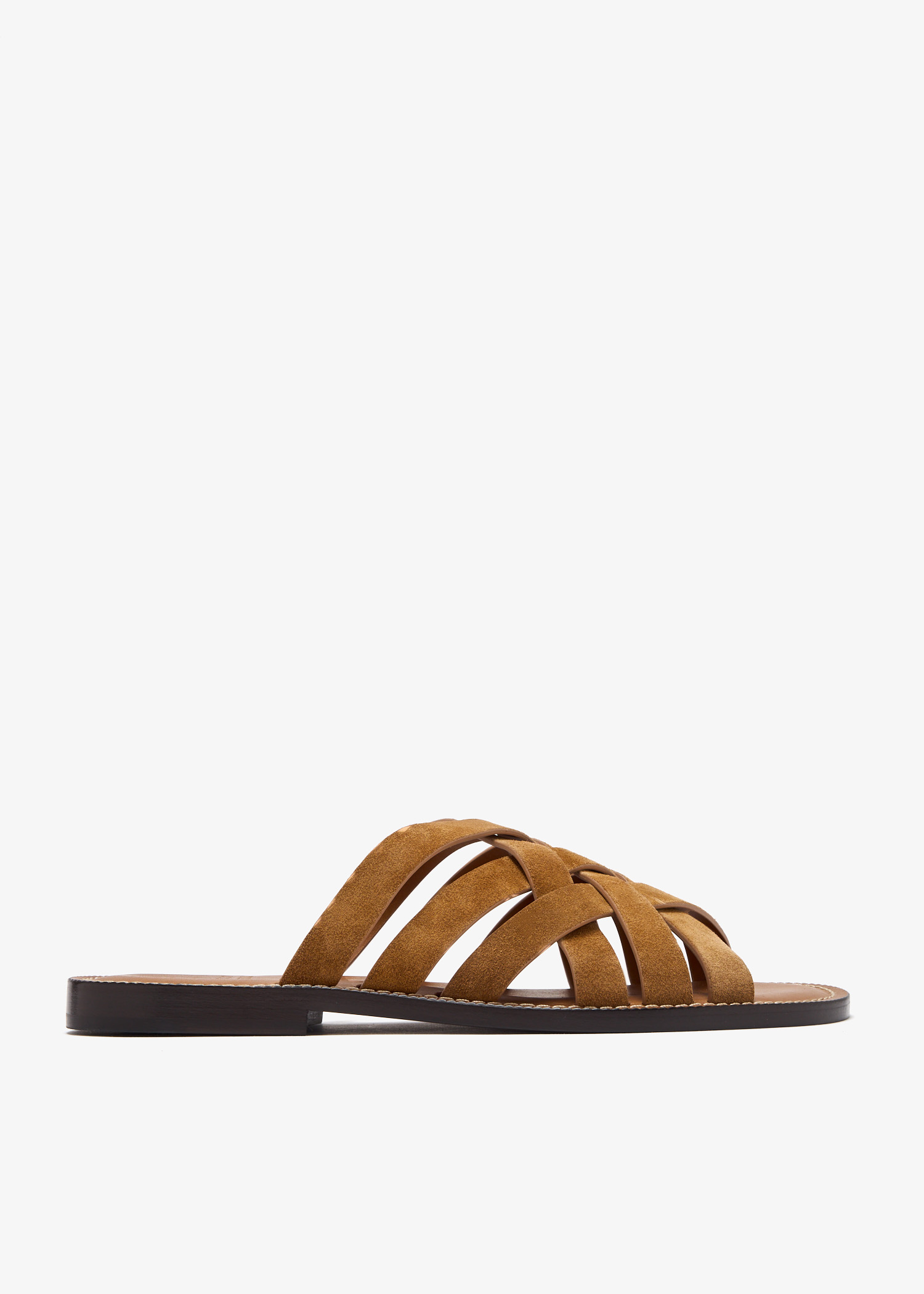 

Suede sandals, Brown