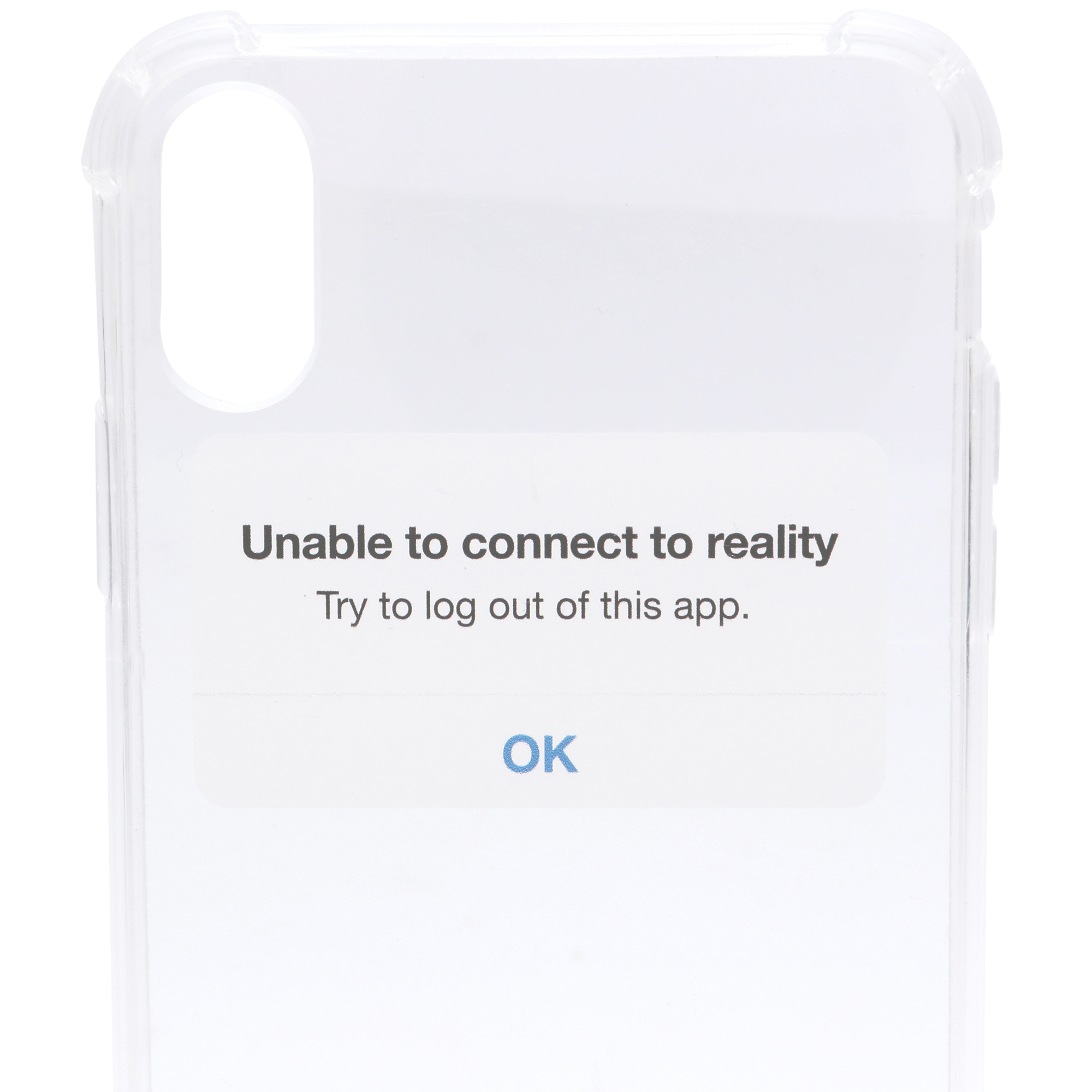 

Reality Check phone case, Neutral