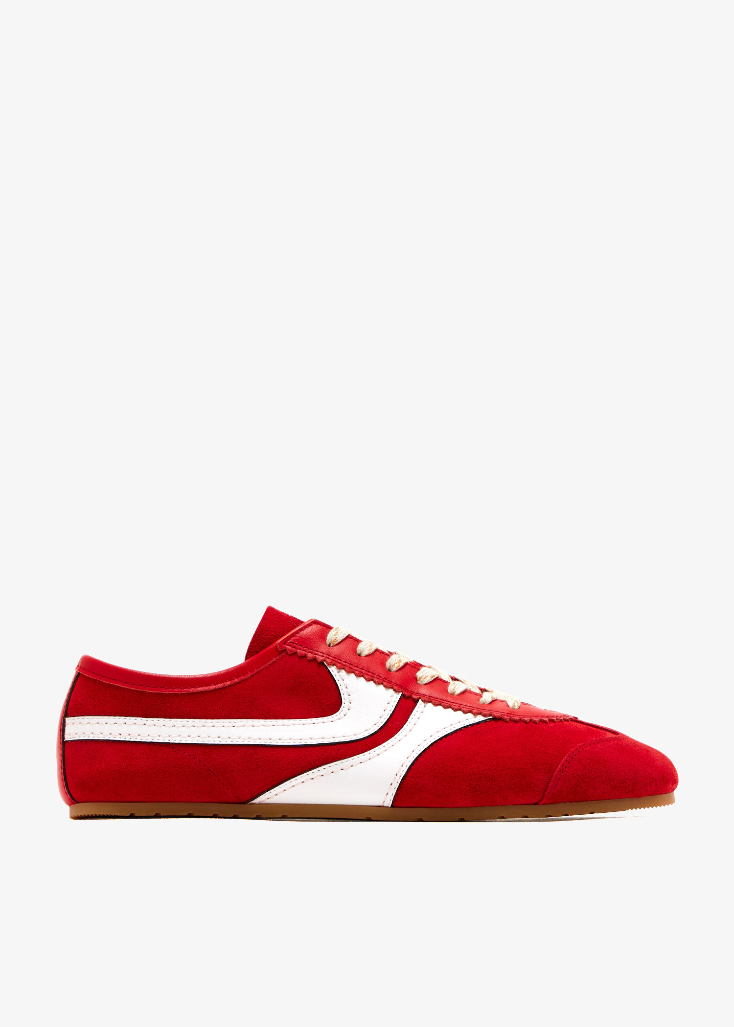 

Suede sneakers, Red