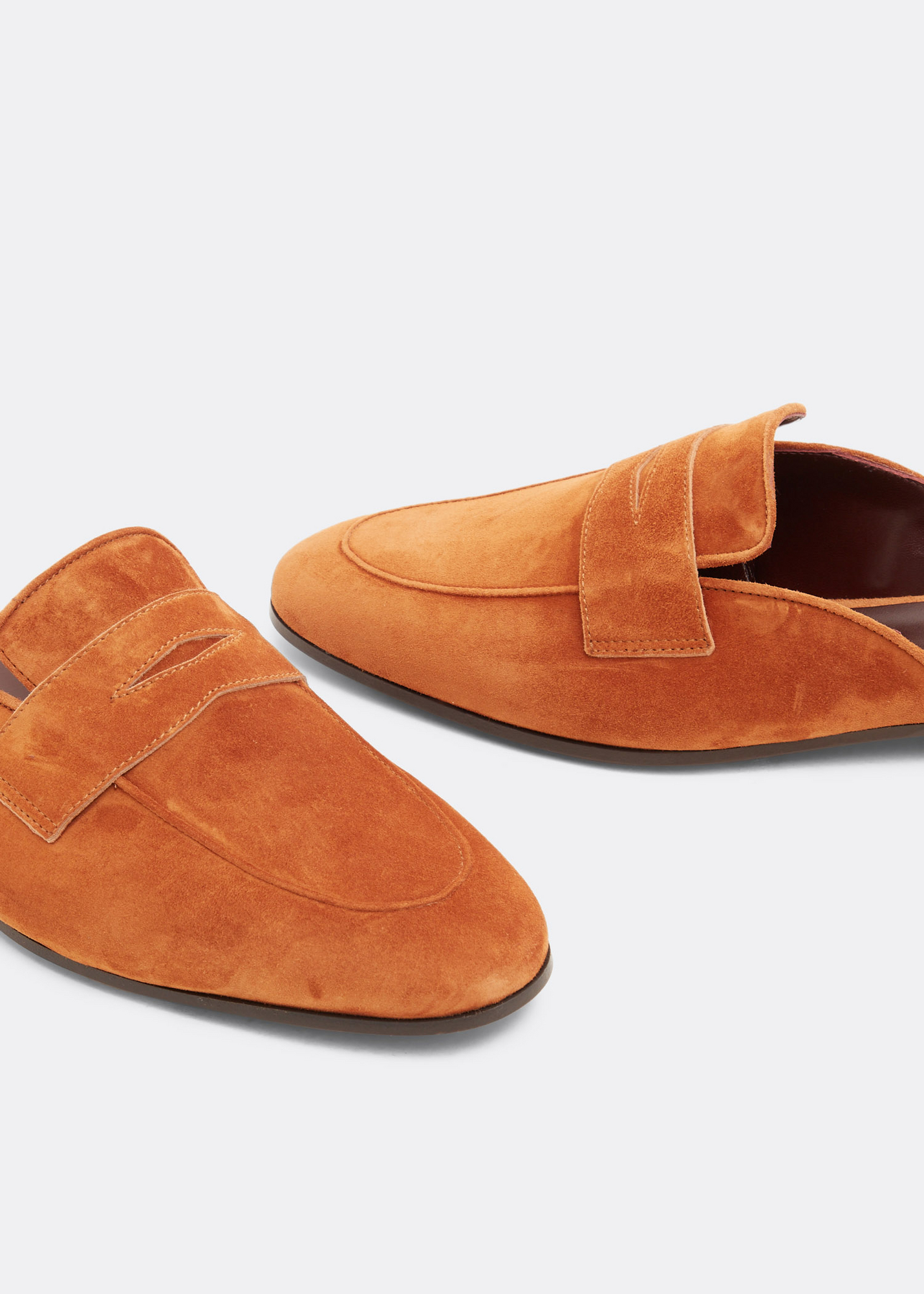 

Suede slippers, Brown