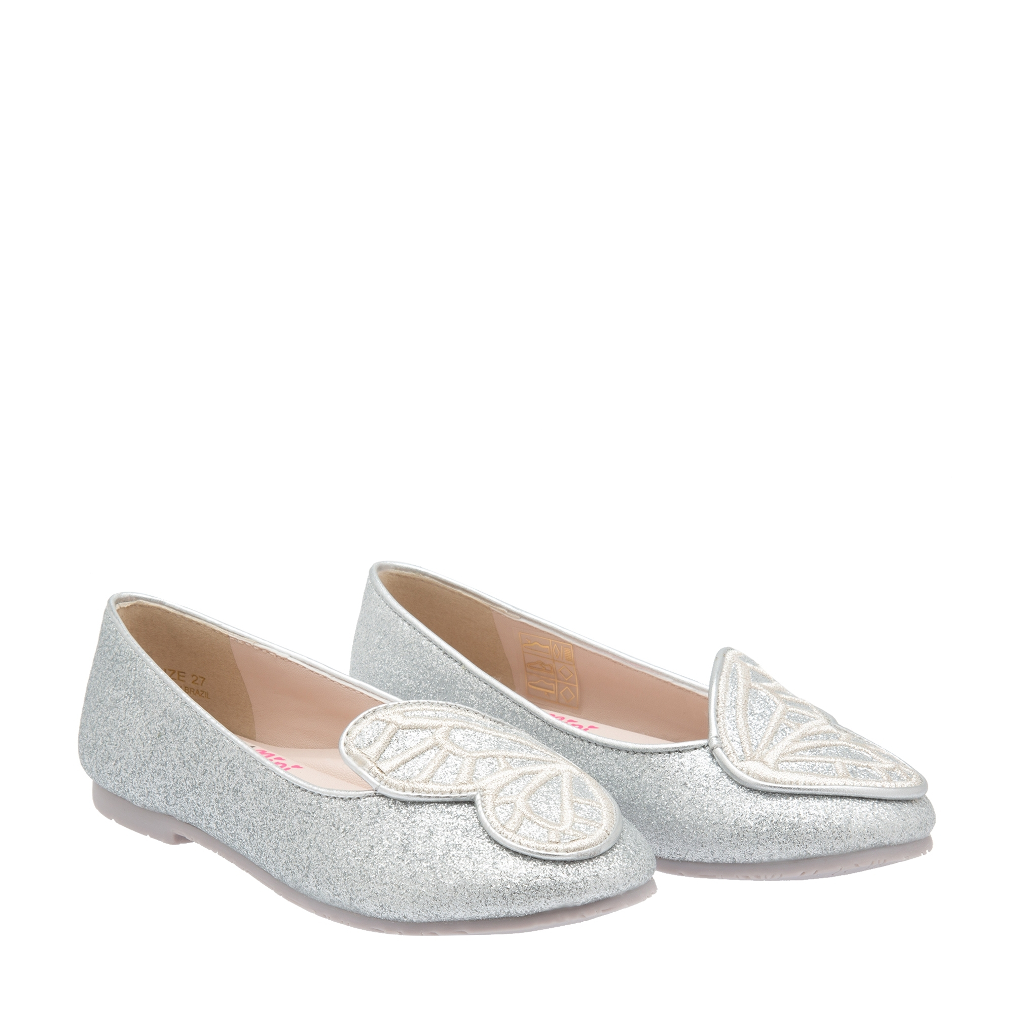 

Bibi Butterfly ballet flats, Silver