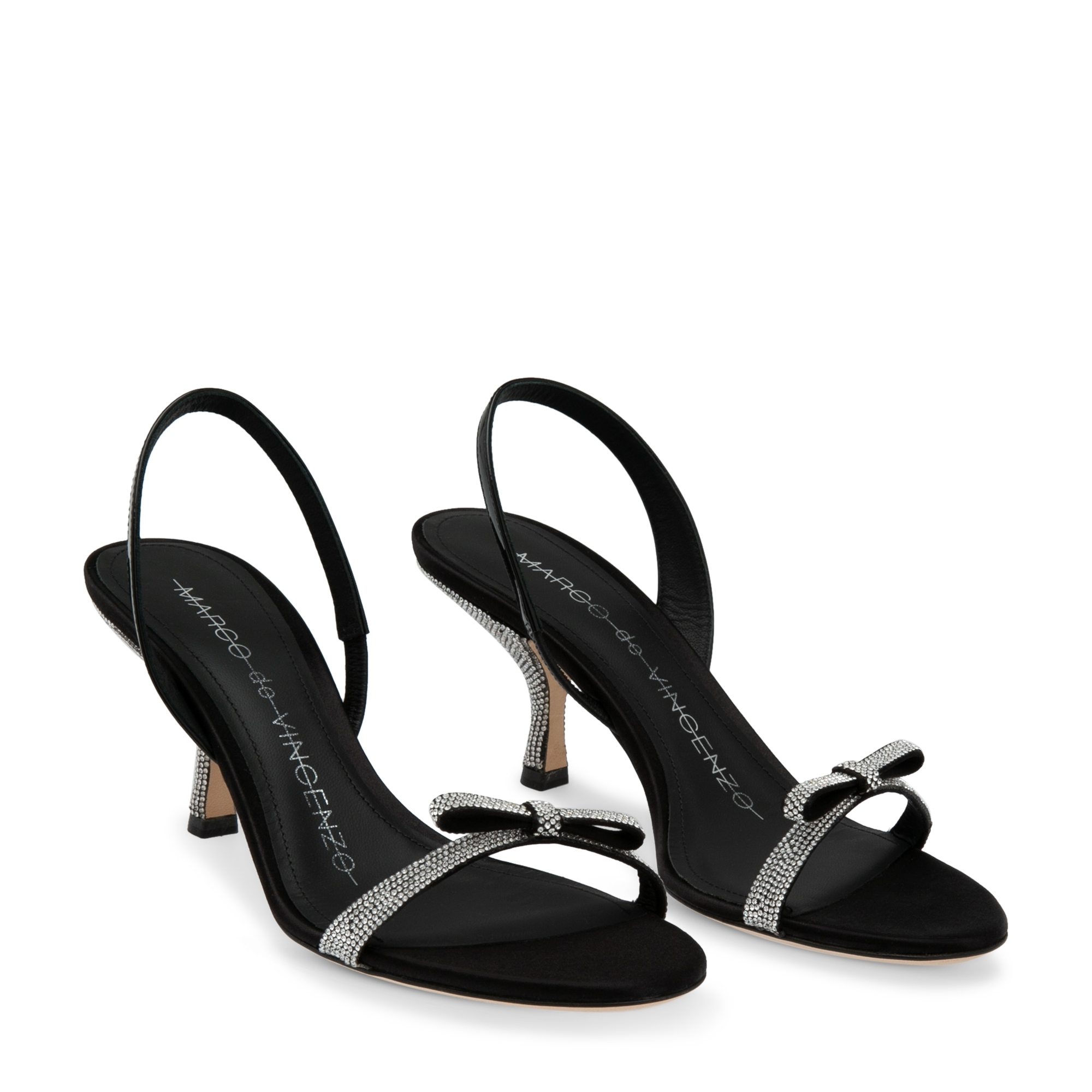 

Strass sandals, Silver
