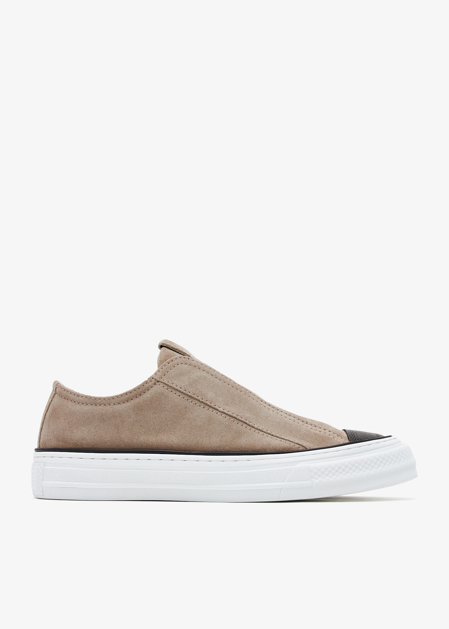 

Monili suede sneakers, Taupe
