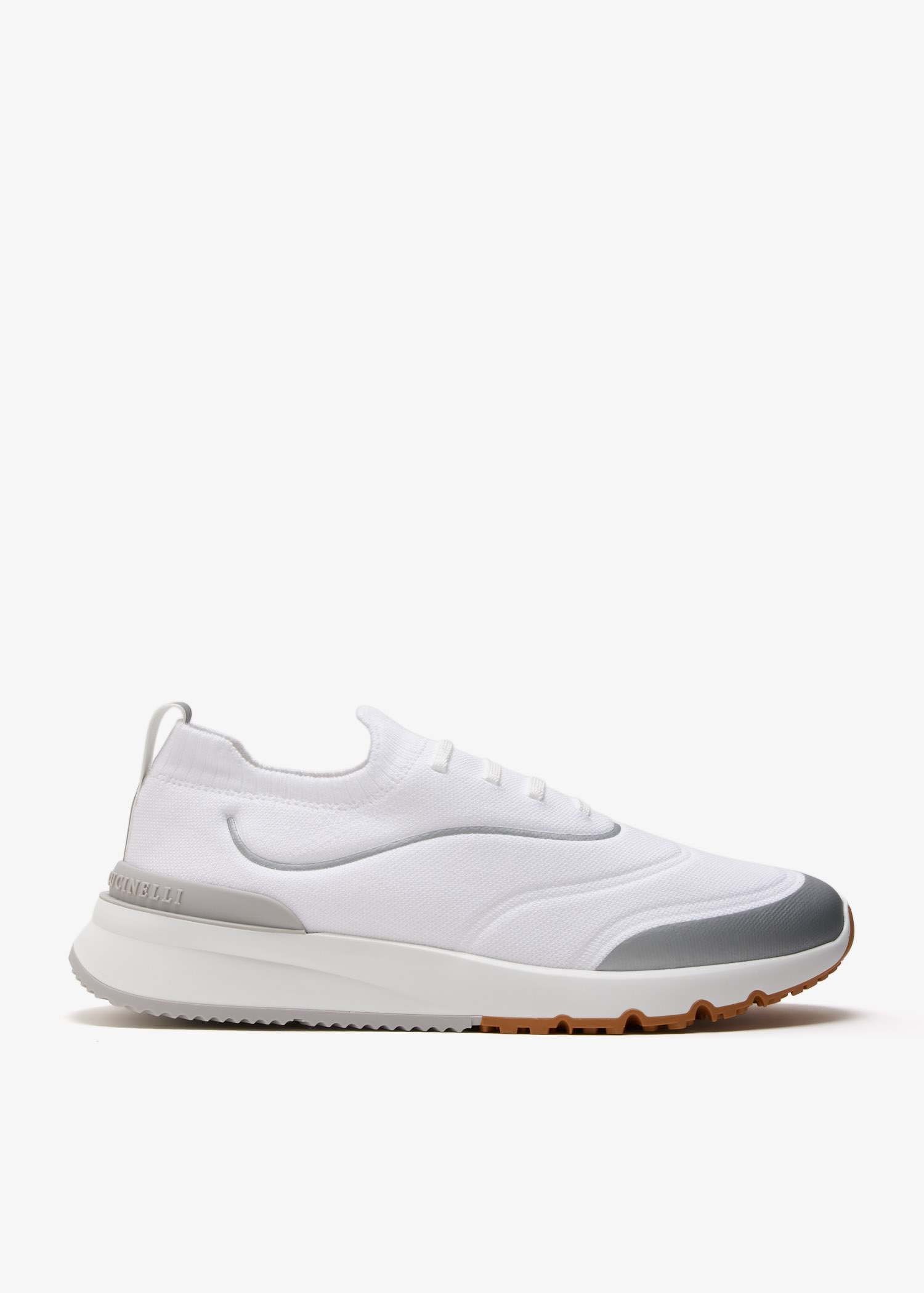 

Knit sneakers, White