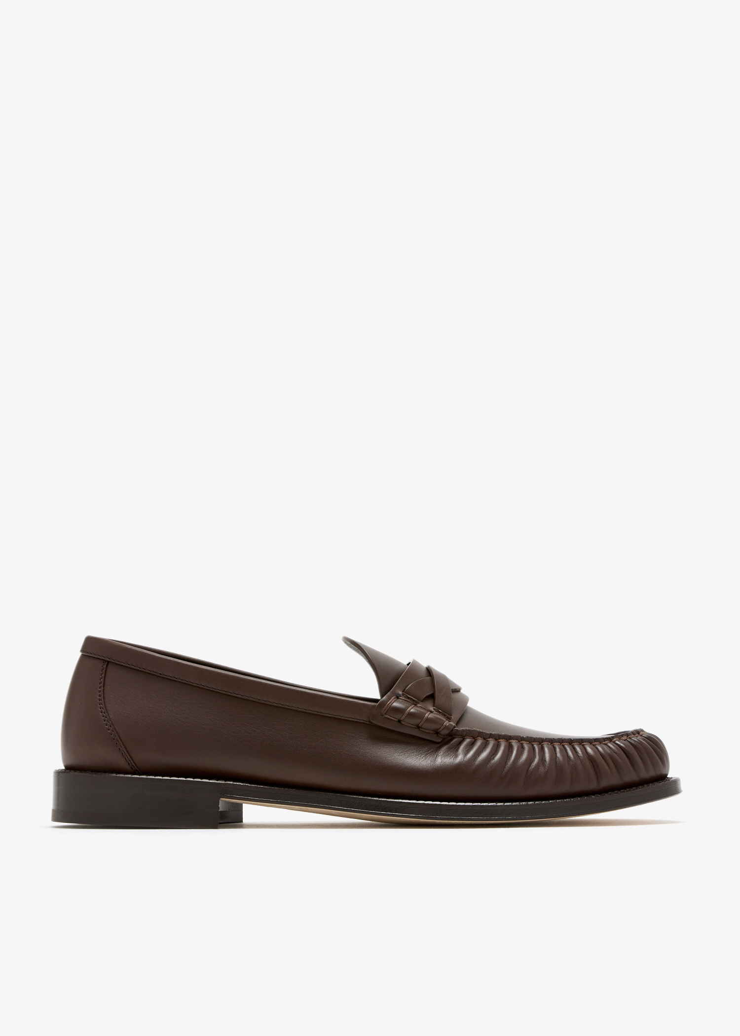 

Calfskin loafers, Brown