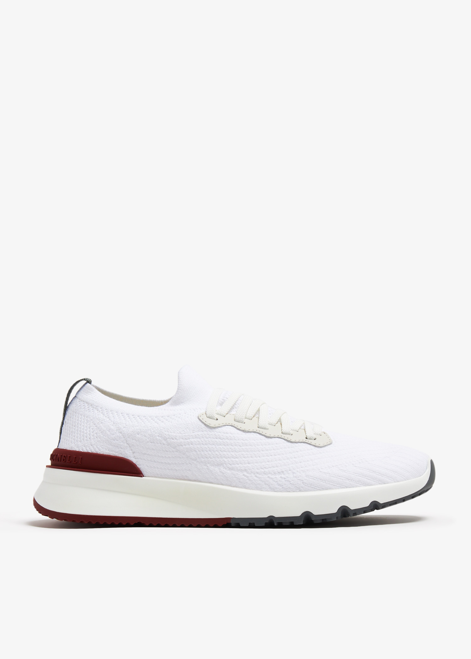

Knit sneakers, White