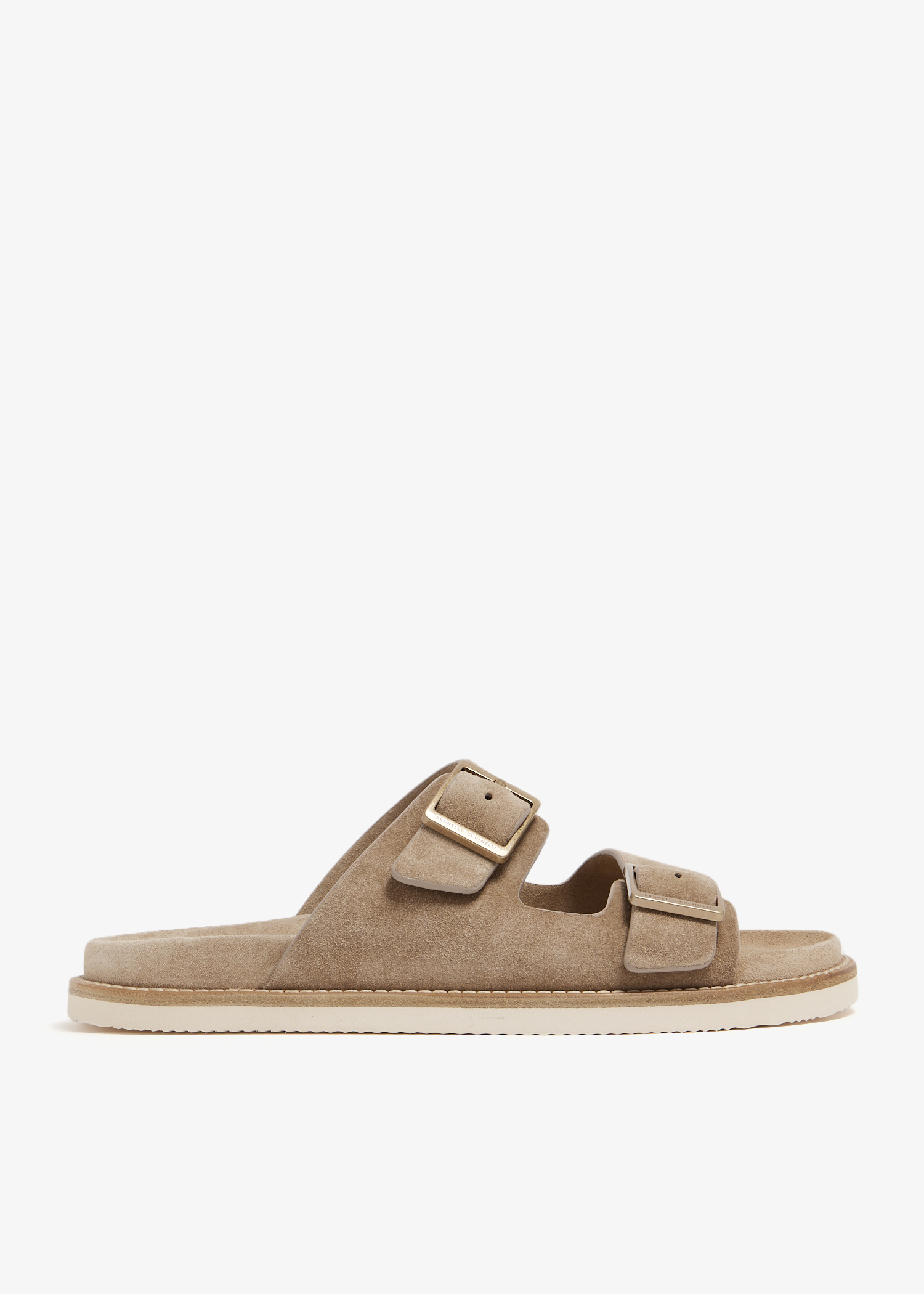 

Suede sandals, Beige