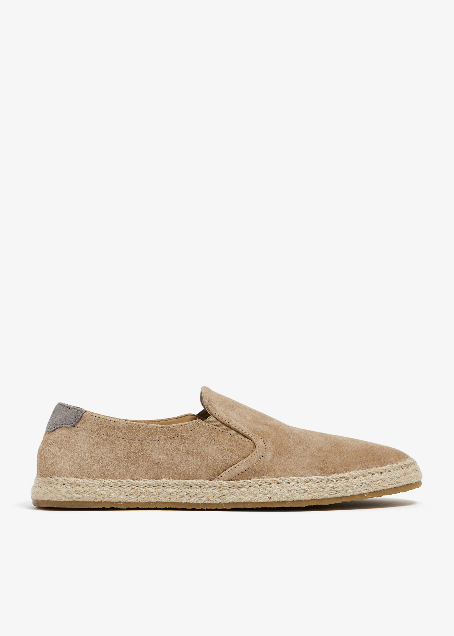 

Suede espadrilles, Beige