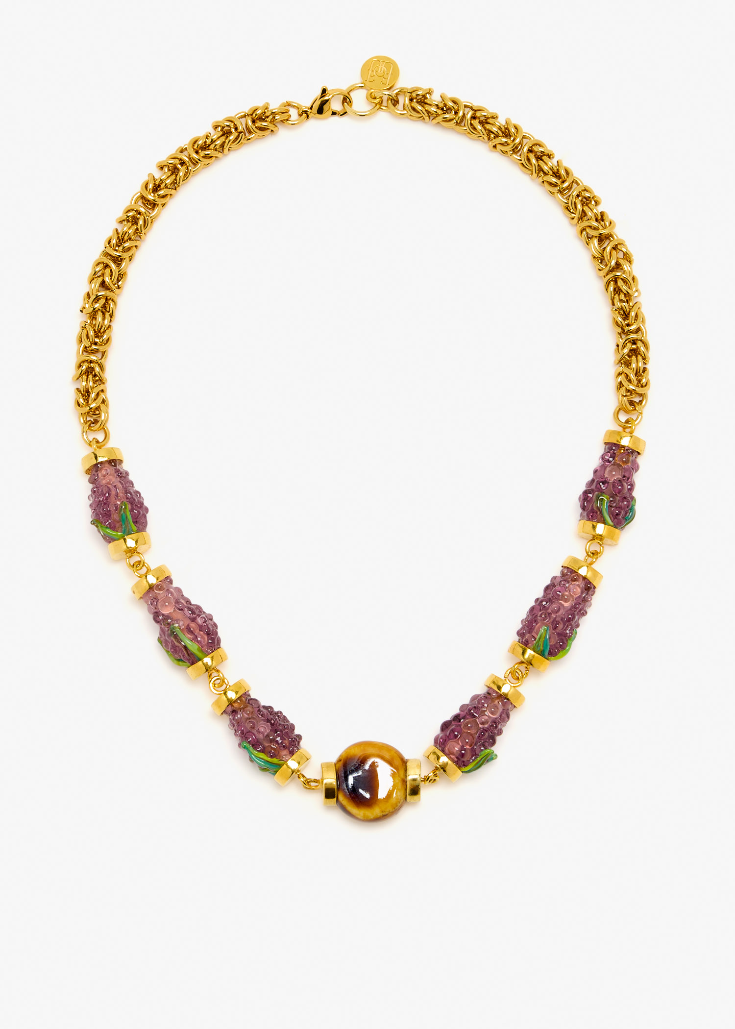 

Grape necklace, Gold