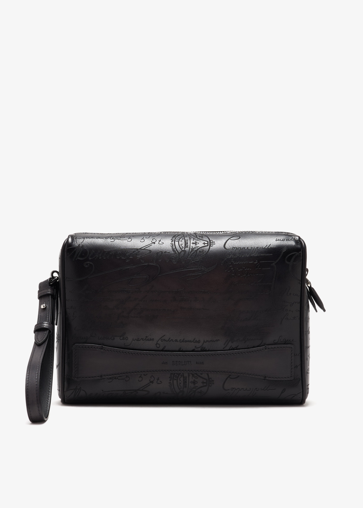 

Rosewood Scritto leather pouch, Black