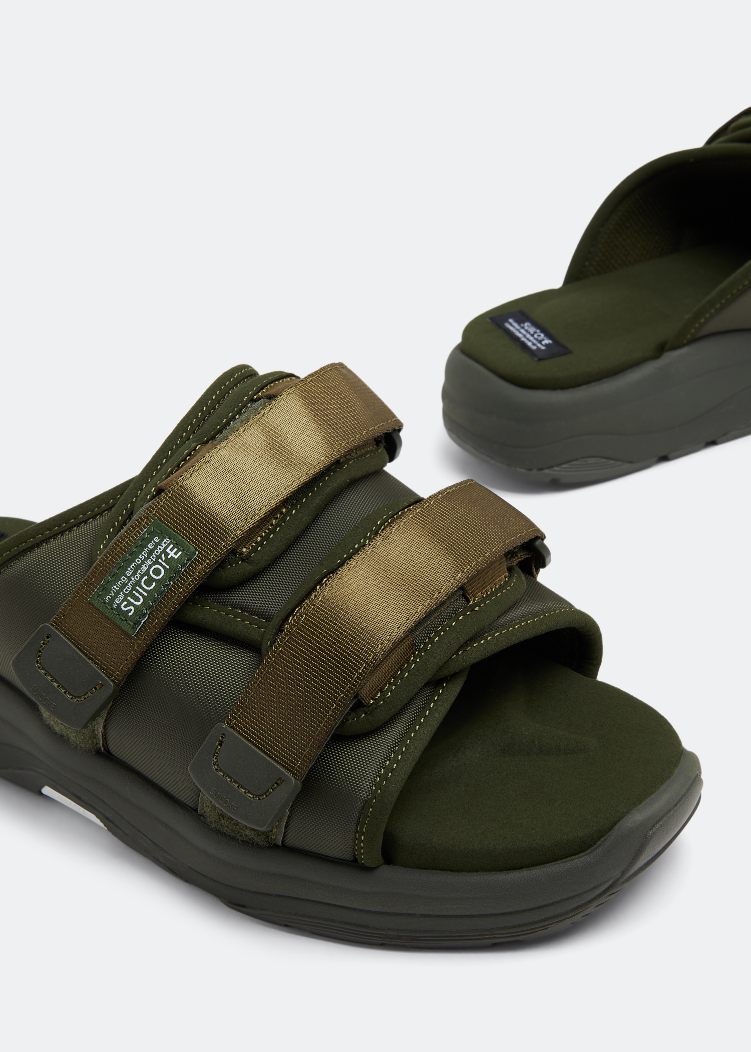

Moto-Run sandals, Green
