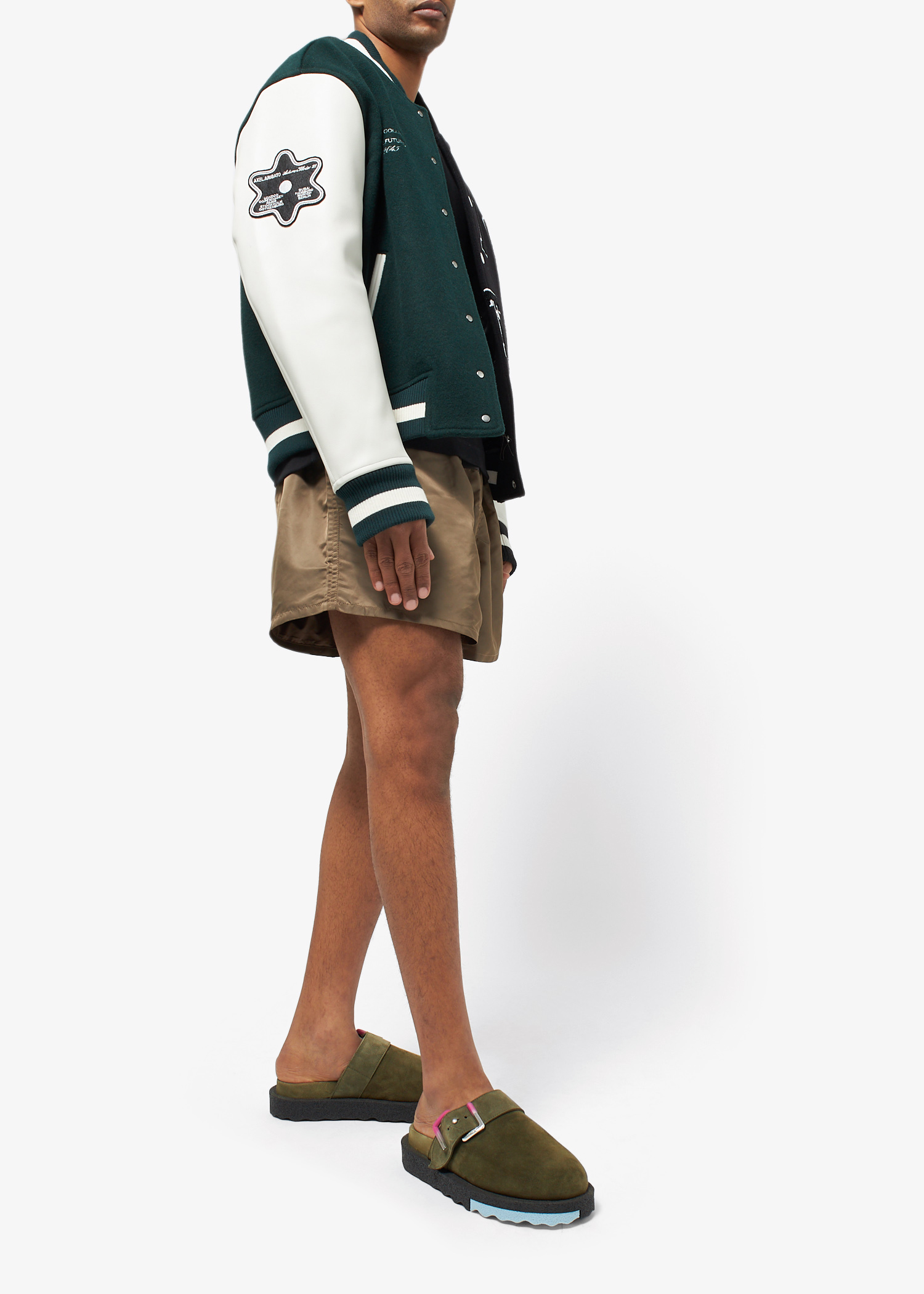 

Suede Spongesole clogs, Green