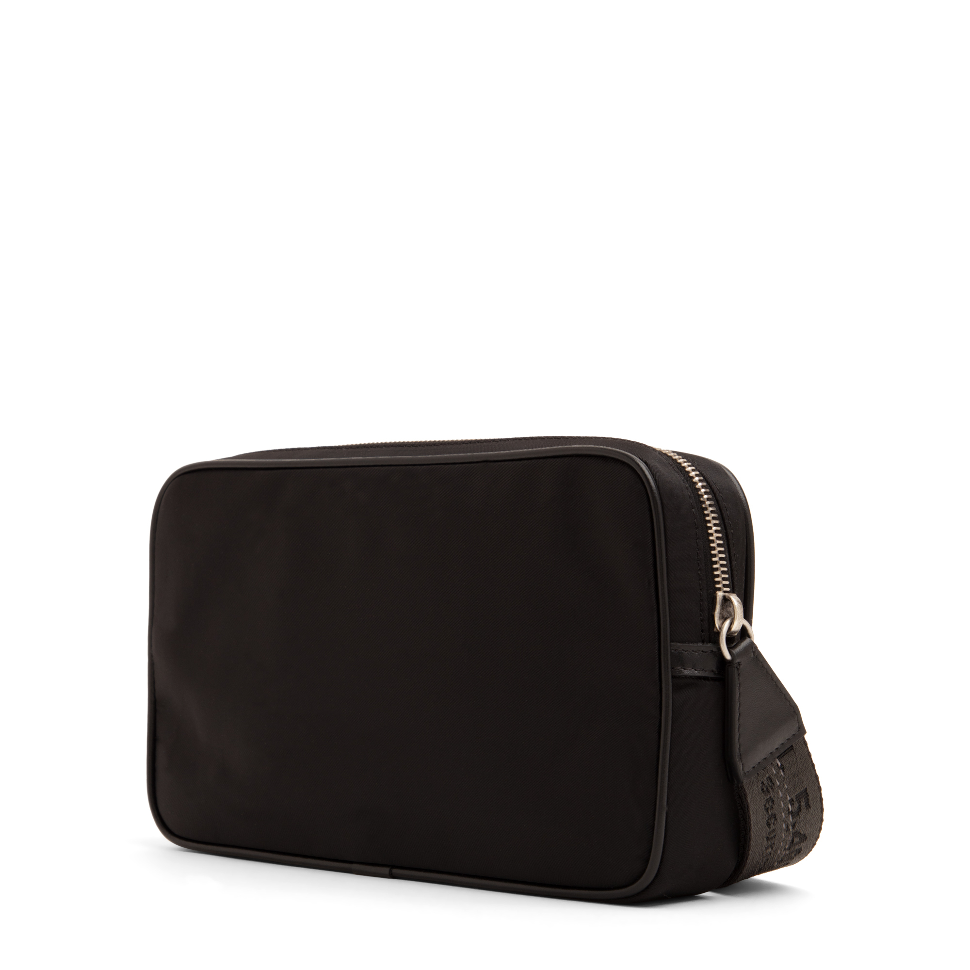 

Nylon logo pouch, Black