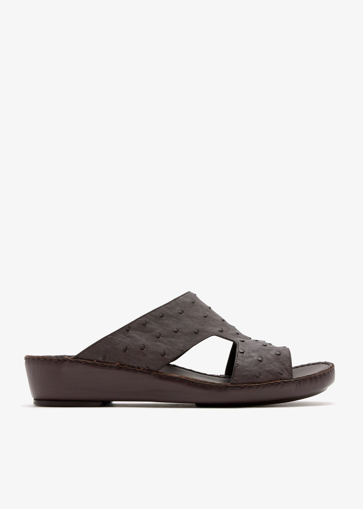 

Arca Ostrich Naturale sandals, Brown