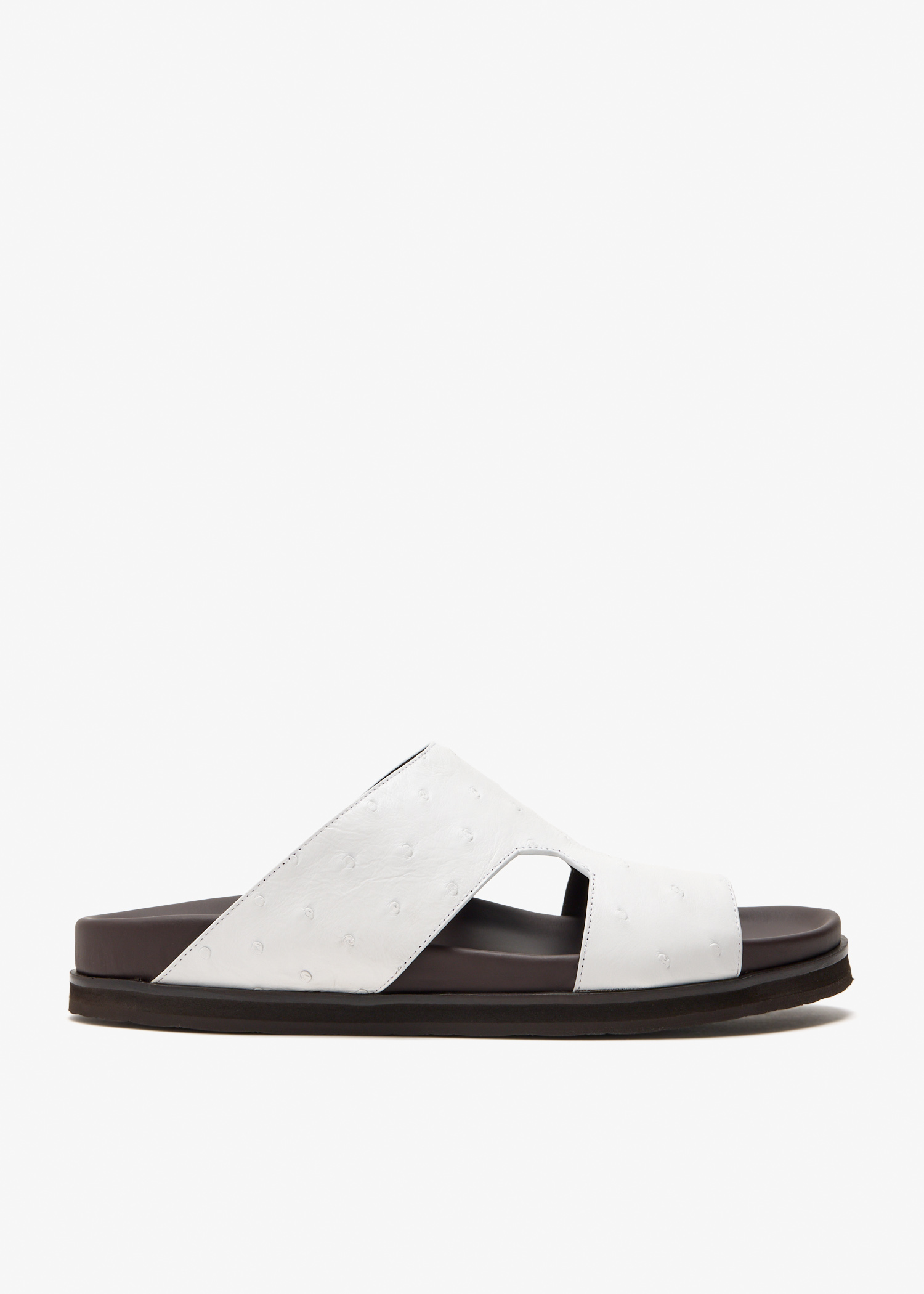 

Amorti Arca Ostrich sandals, White