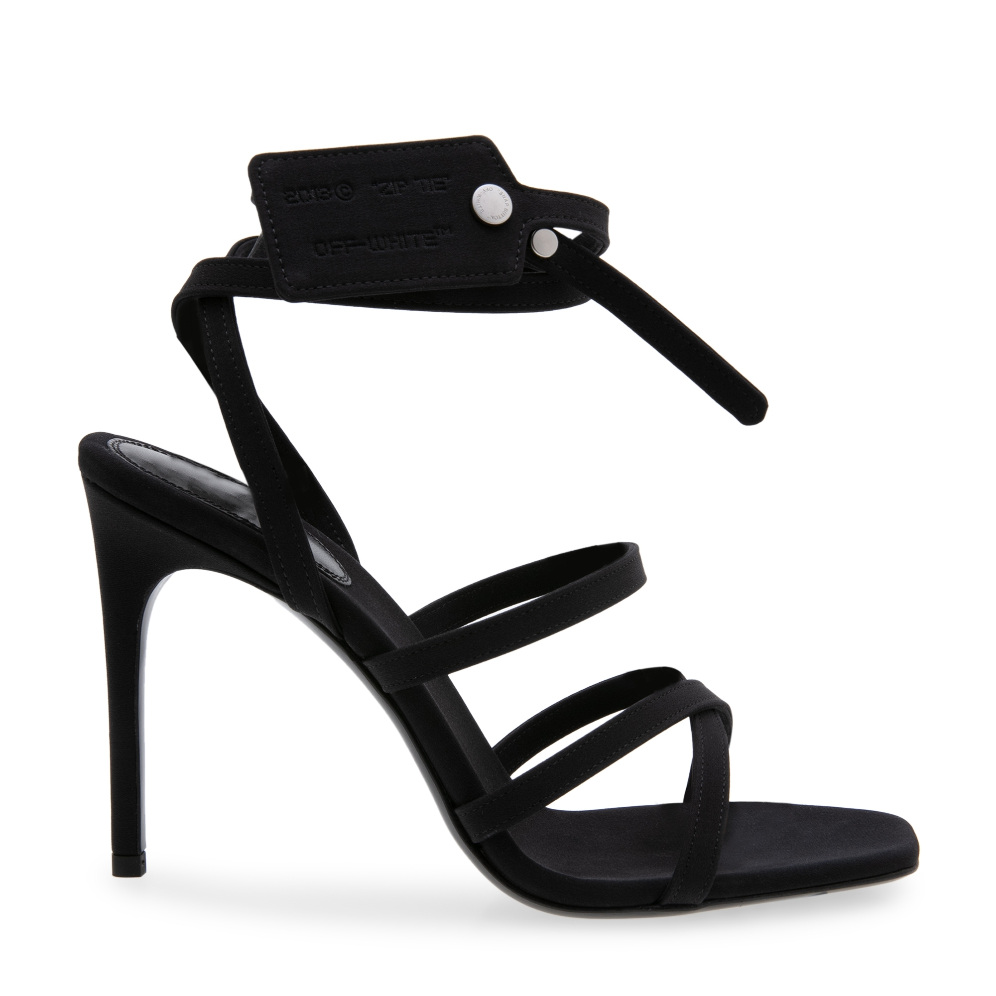 

Zip tie sandals, Black