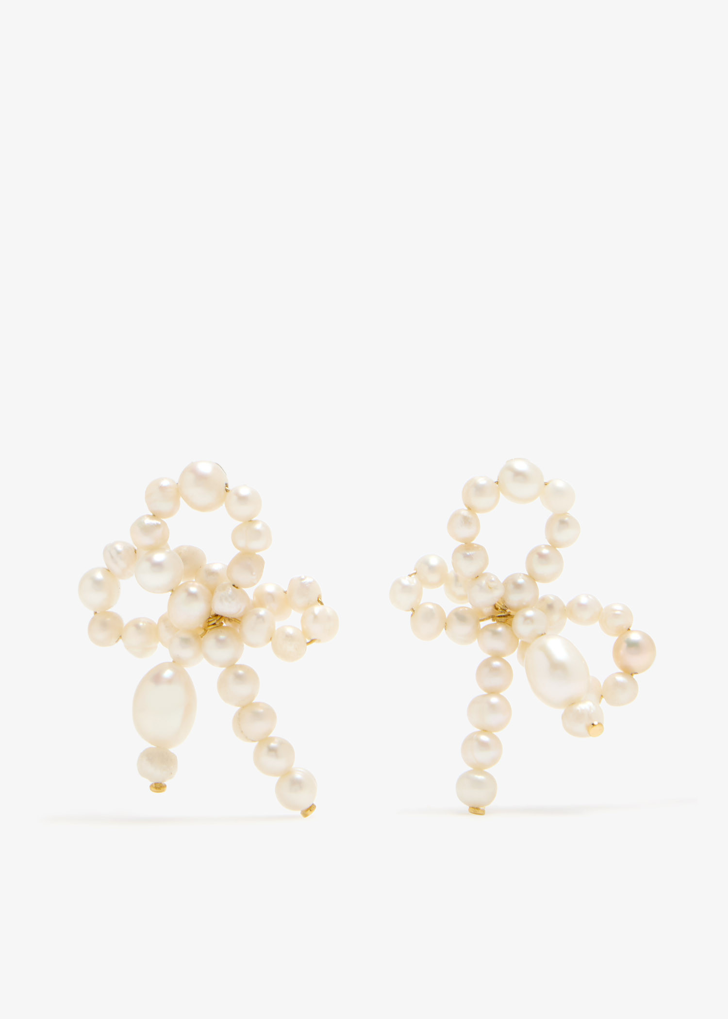 

P225 earrings, White