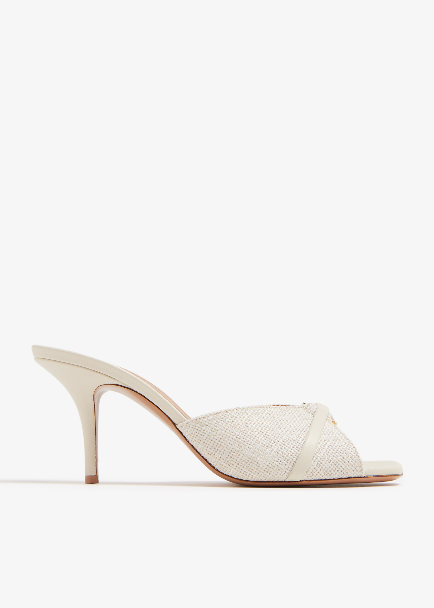 

Patricia 70 mules, White