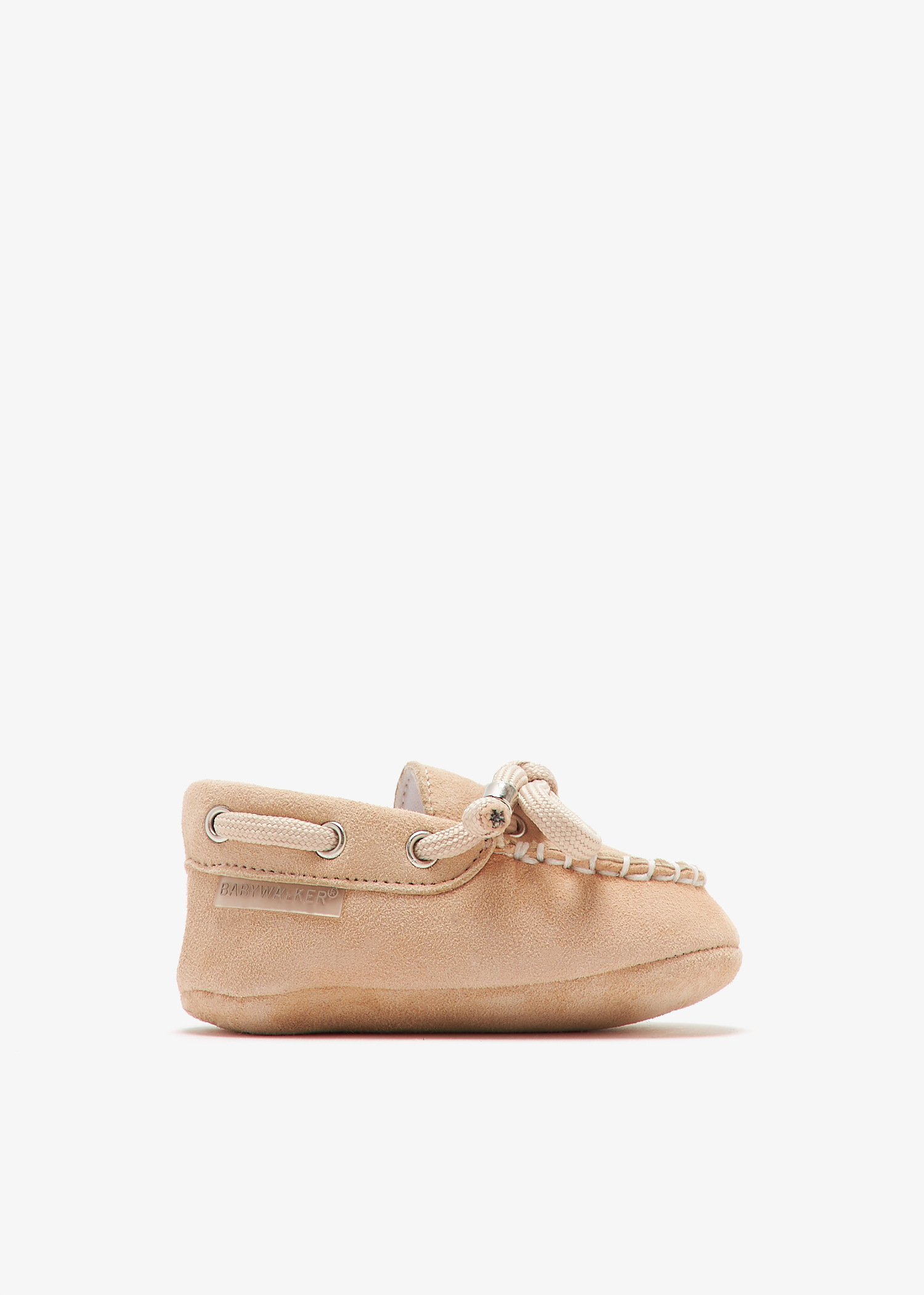 

Suede mocassins, Beige