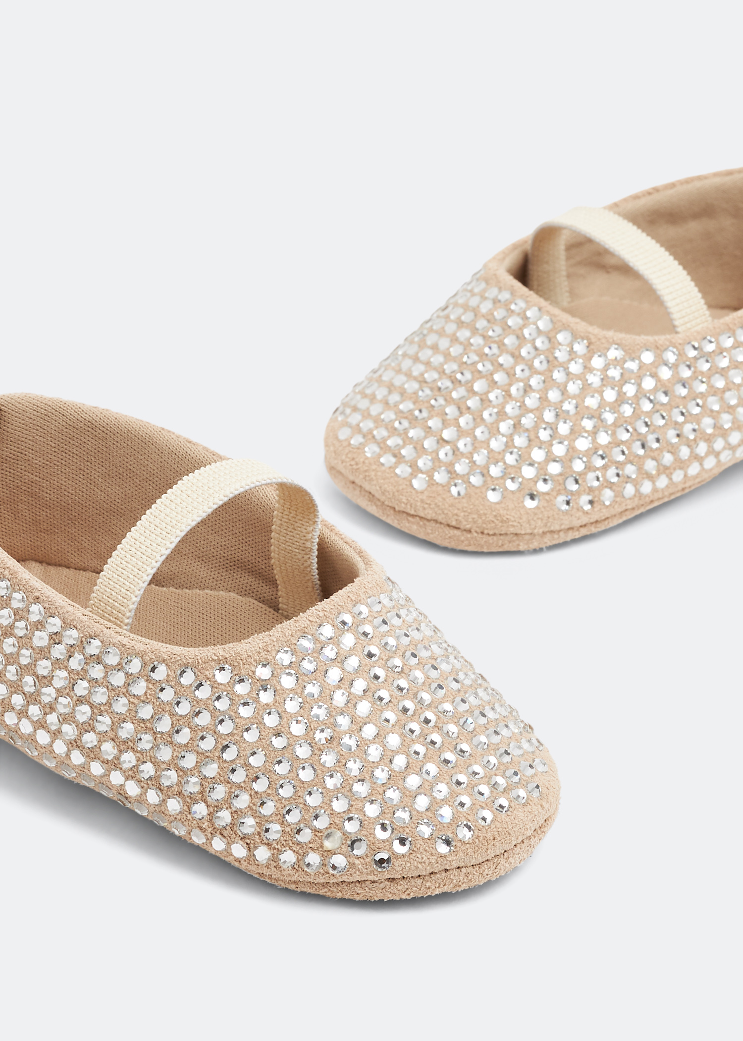 

Crystal ballet flats, Pink