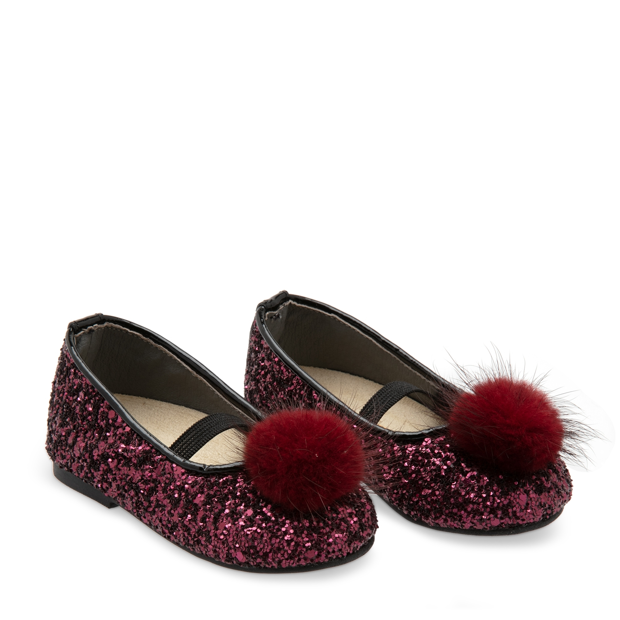 

Glitter ballerinas, Red