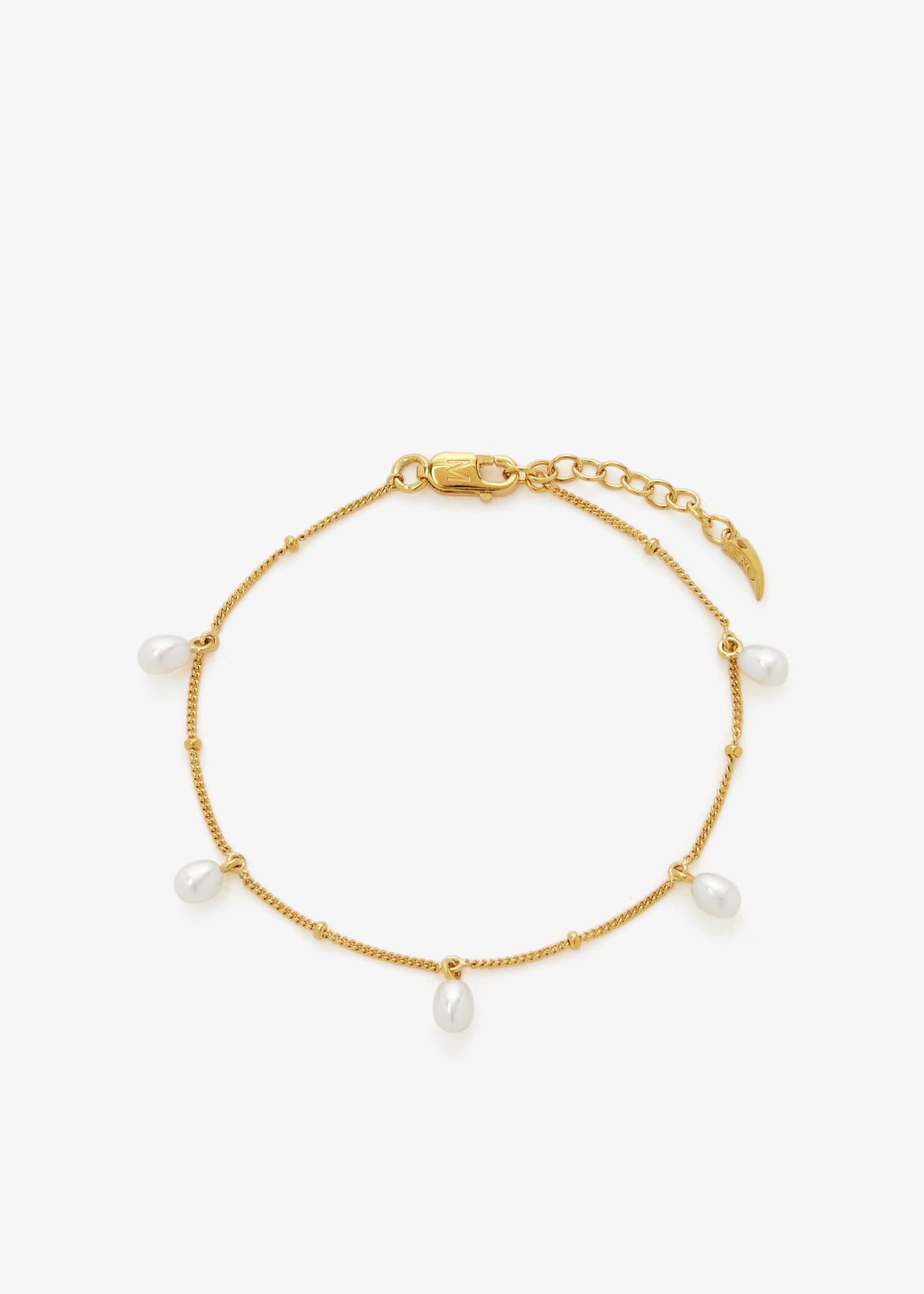 

Pearl Baya Baroque chain bracelet, Gold