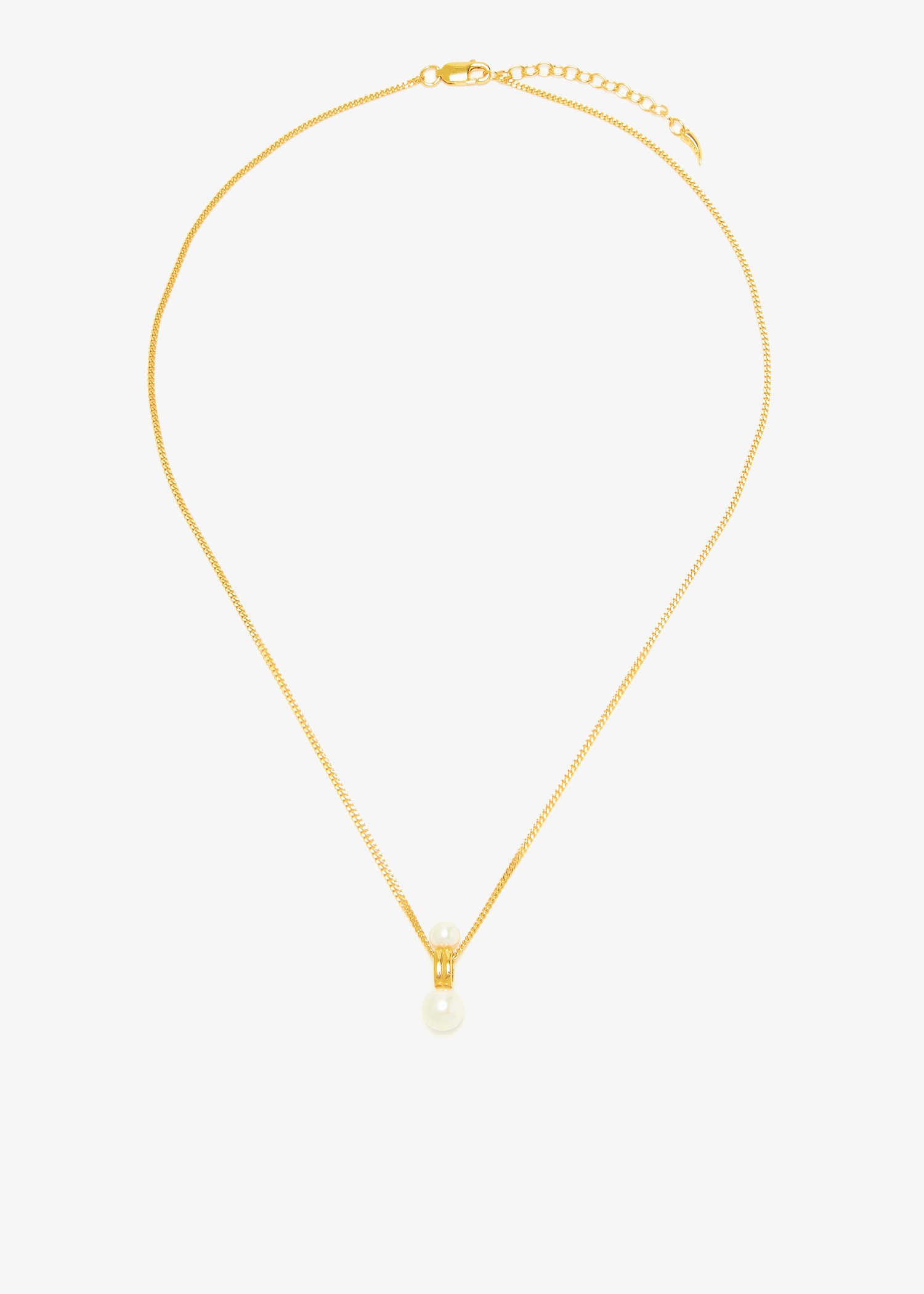 

Pearl Ridge Pendant chain necklace, Gold