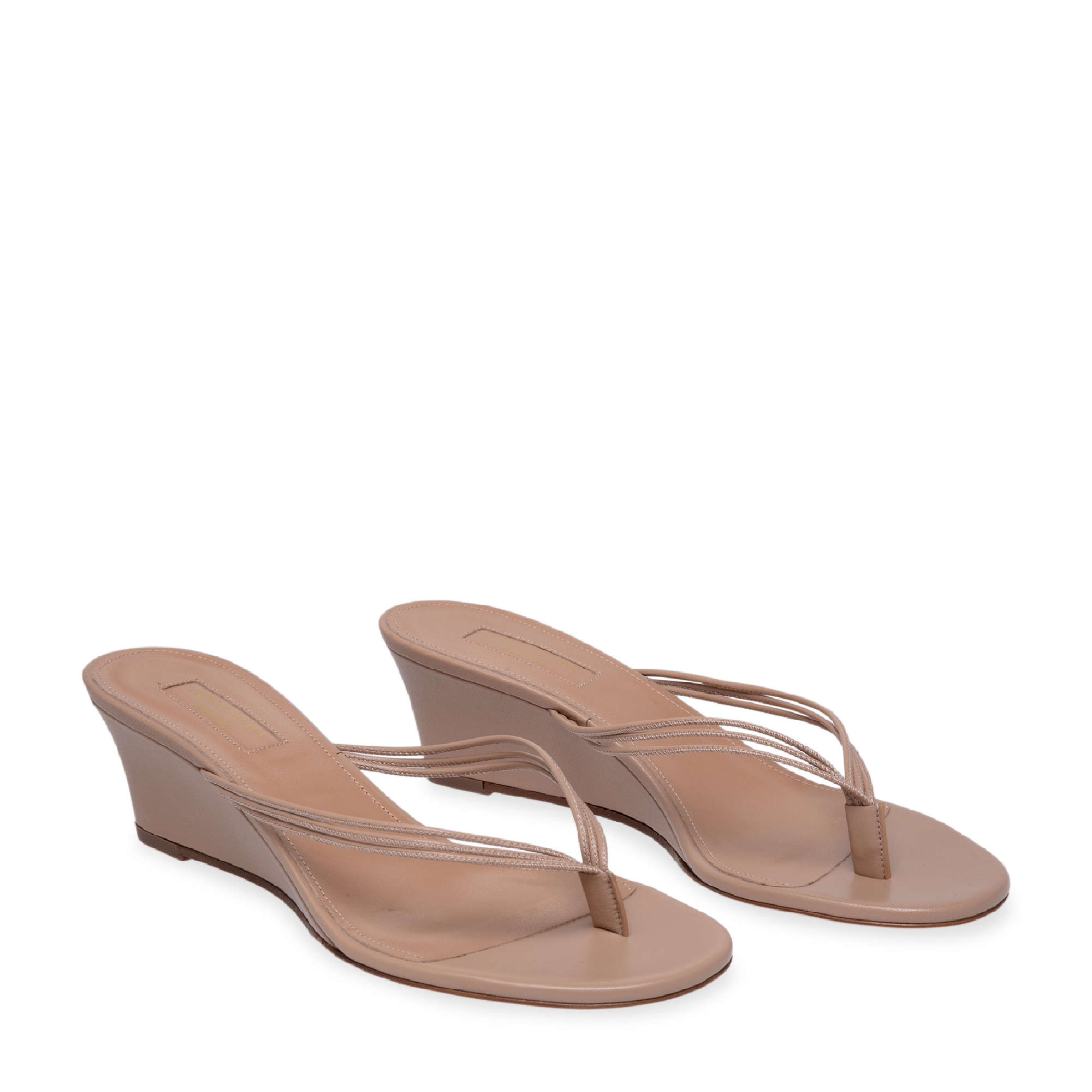 

Pedi 45 wedge sandals, Beige