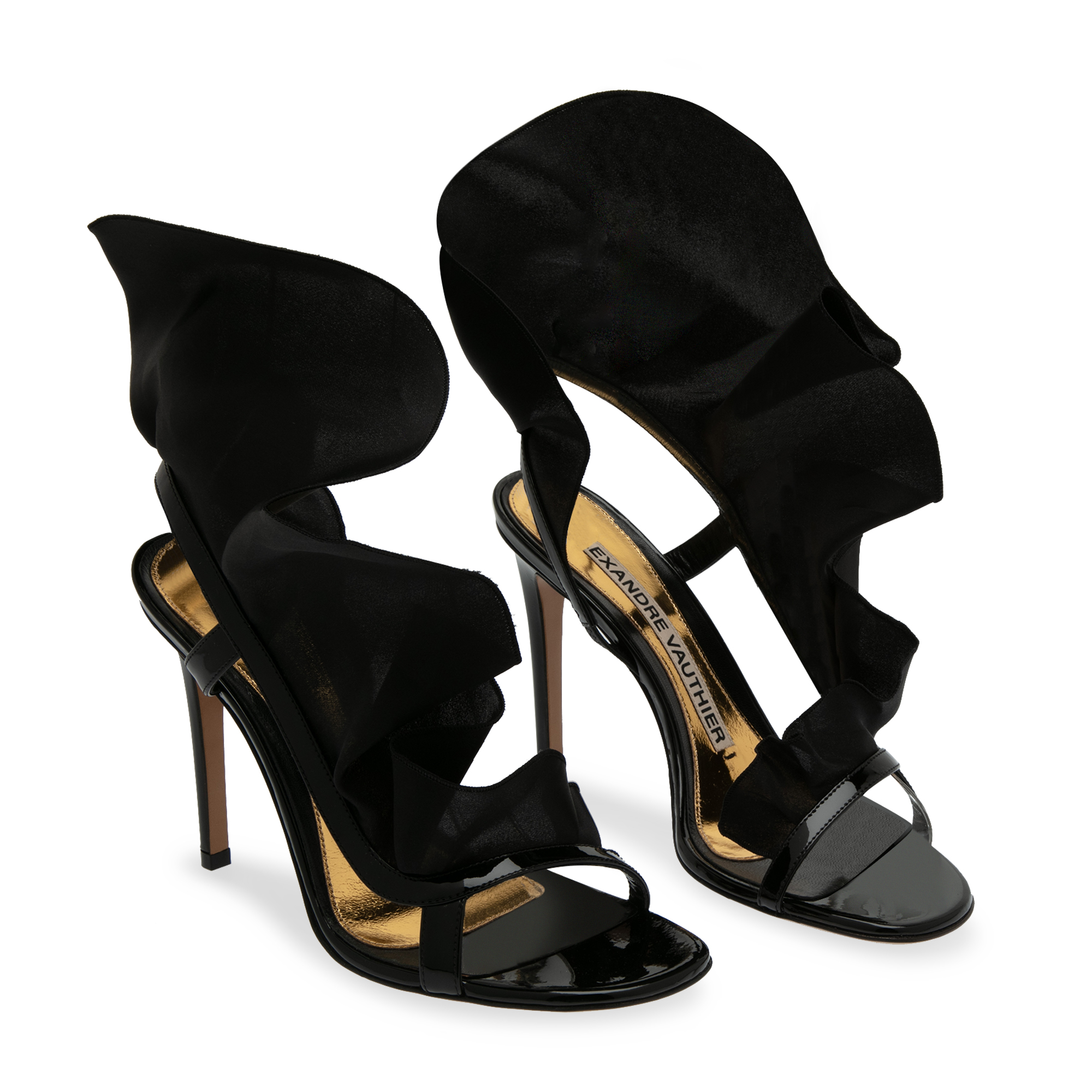 

Penelope Organza sandals, Black