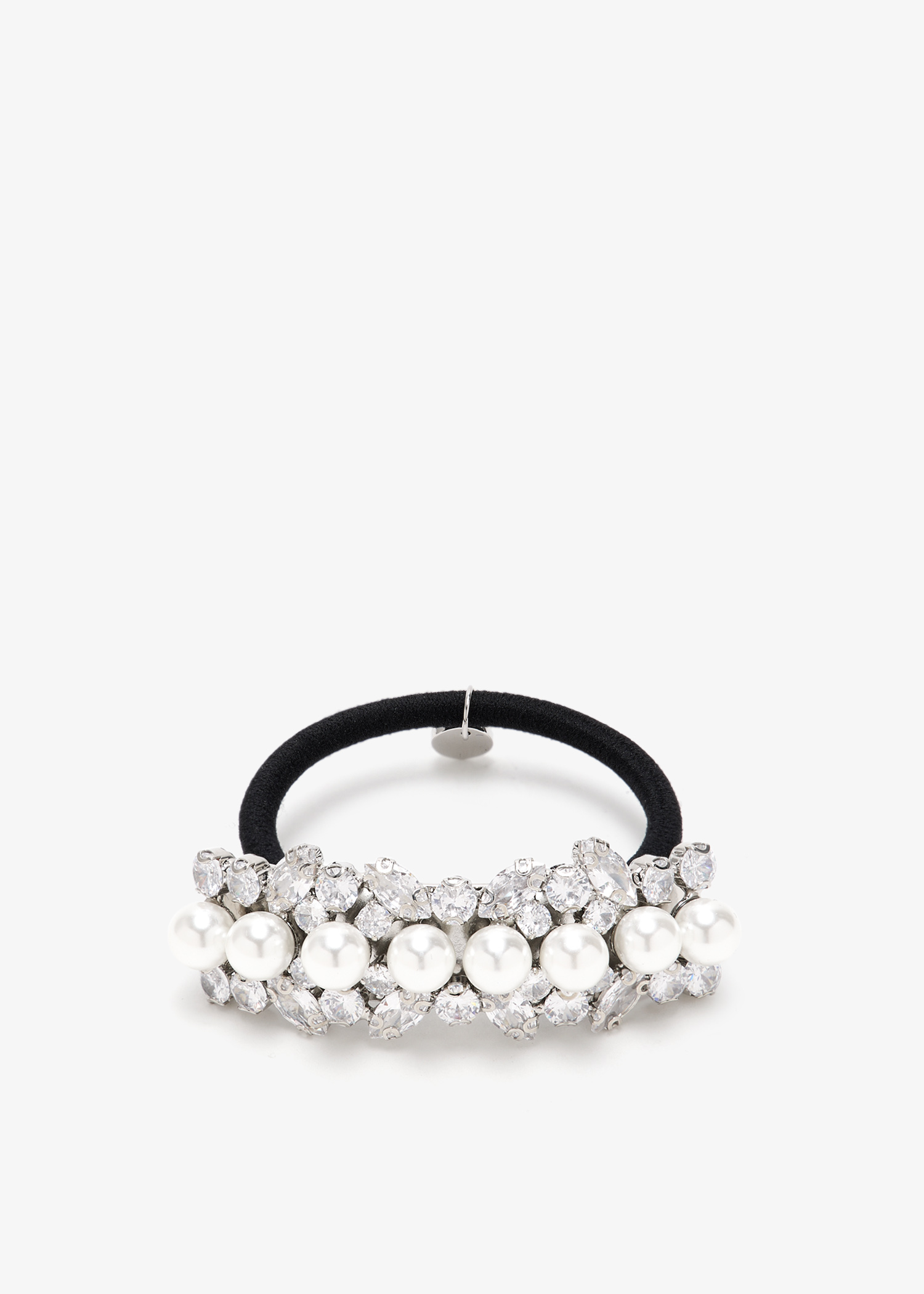 

Crystal-embellished headband, Silver