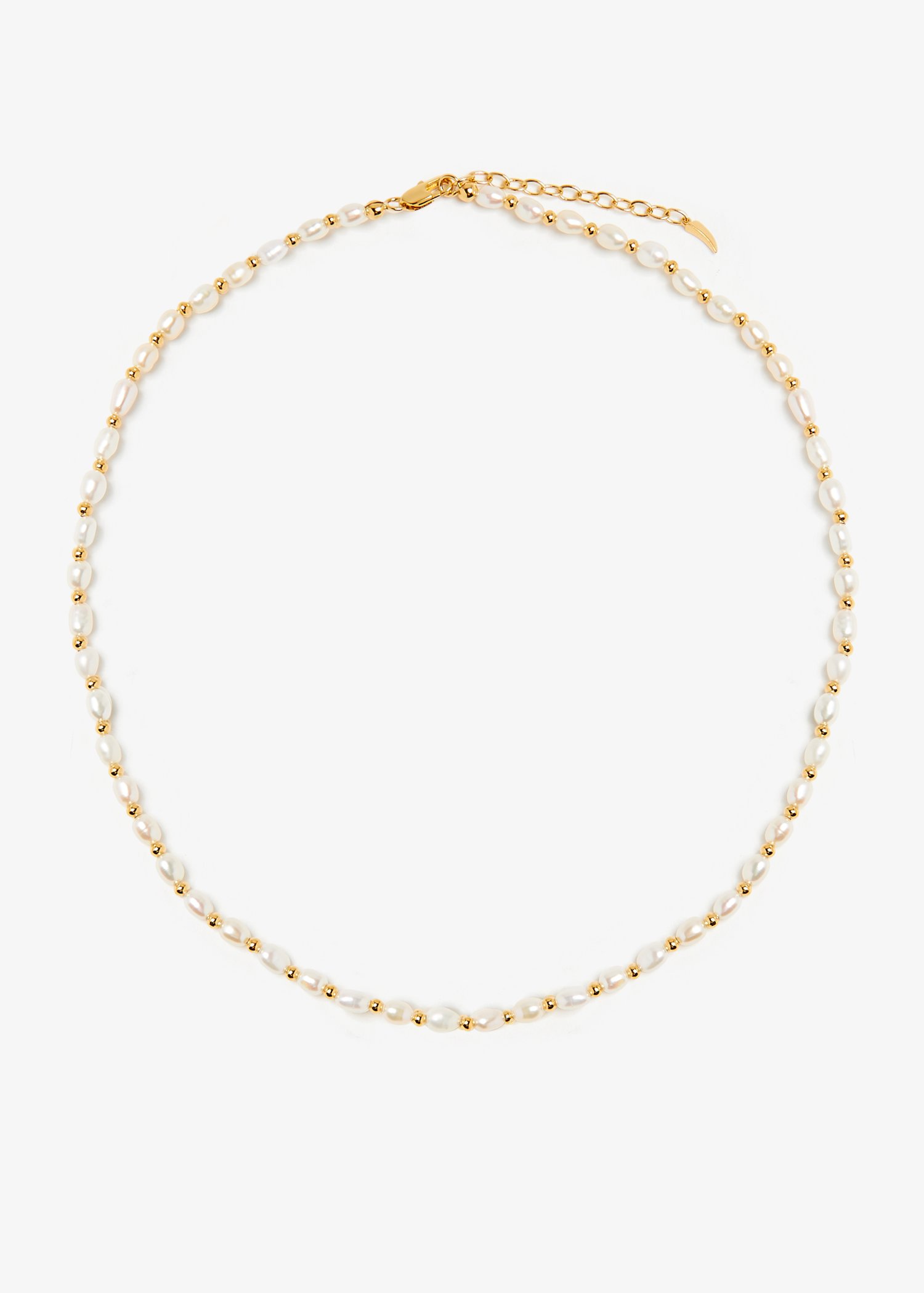 

Seed pearl beaded choker, Gold