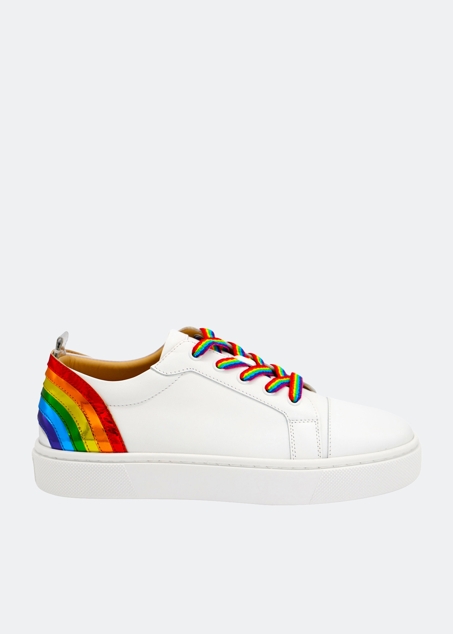 

Arkenspeed rainbow sneakers in white leather