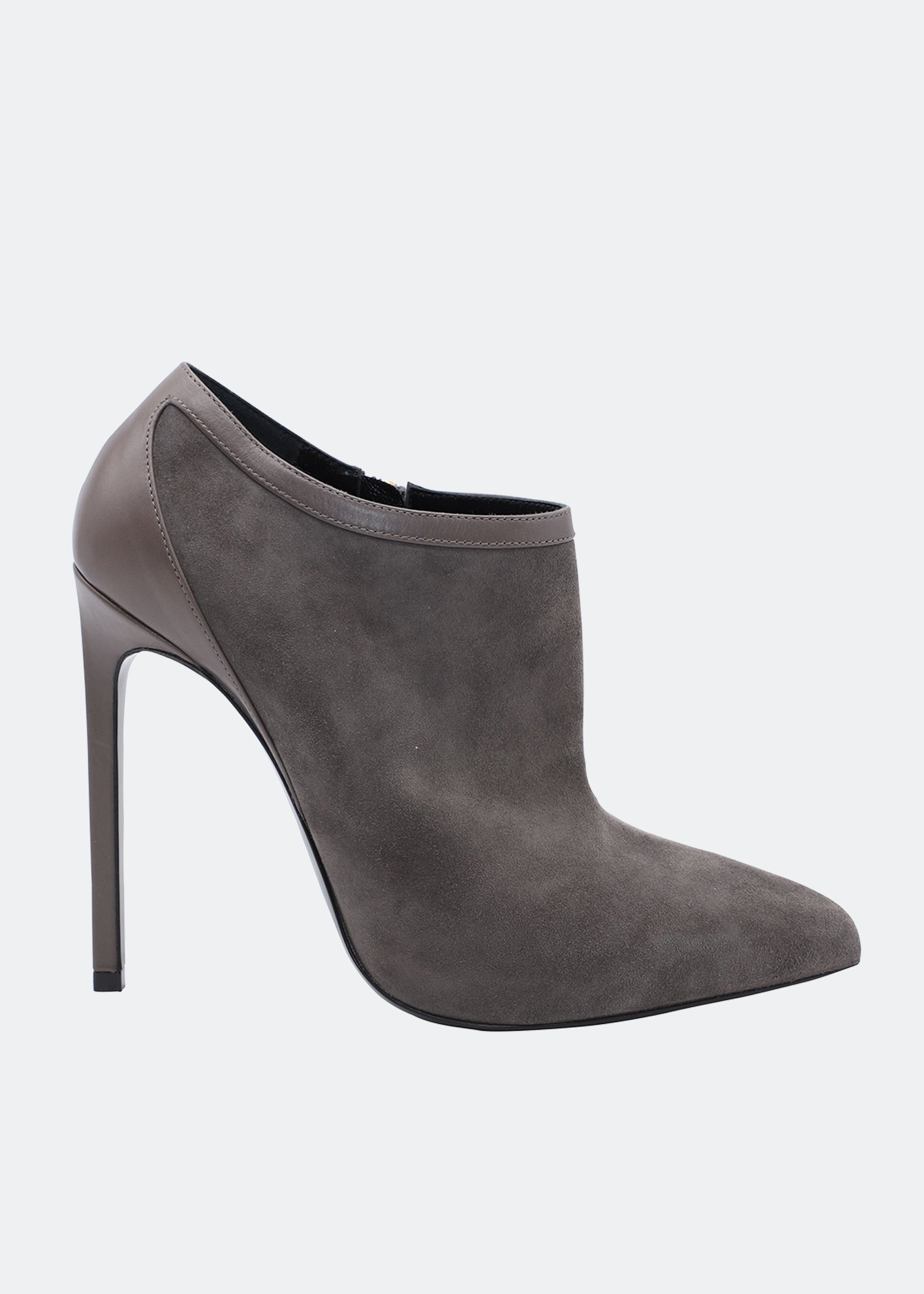 

110 suede heel boots, Grey