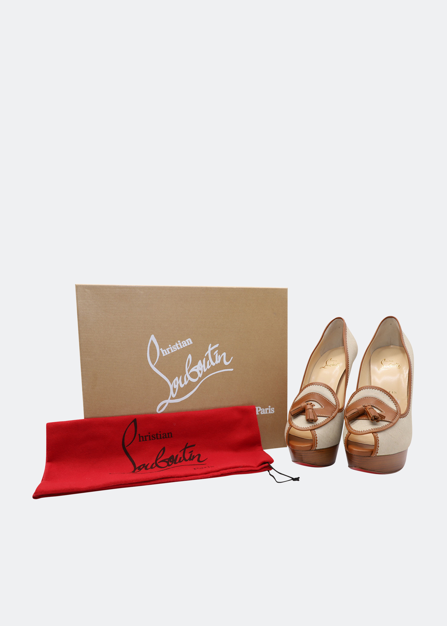 

Alta Campus 150 platform pumps, Beige