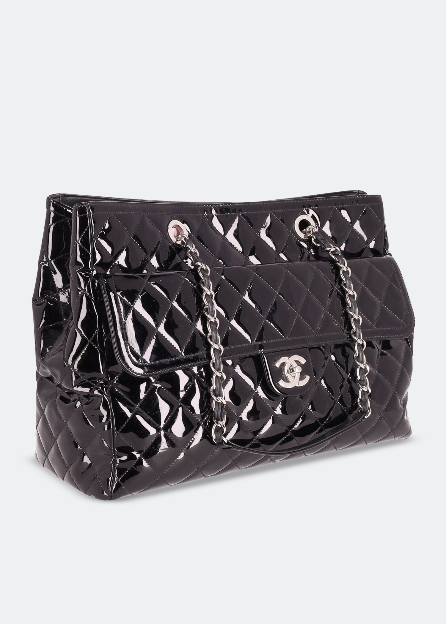 

Front pocket tote bag, Black