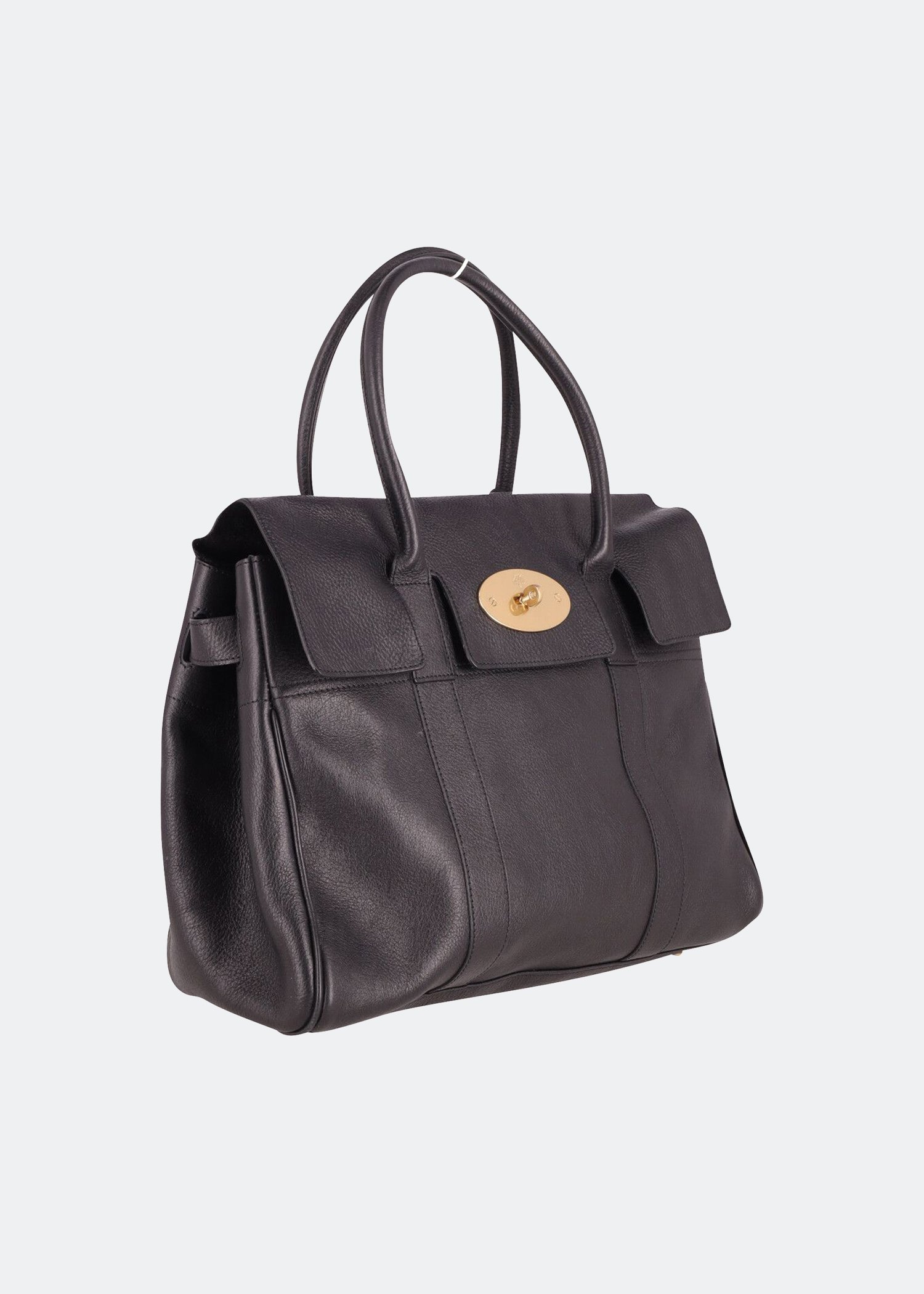 

Small Bayswater satchel in black leather