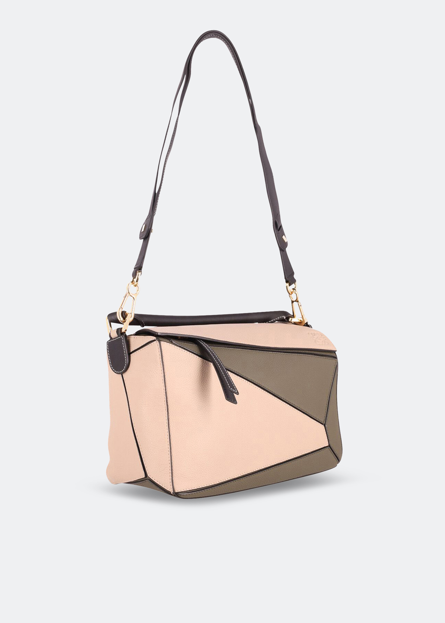 

Puzzle bag in multicoloured calfskin leather, Multi-coloured