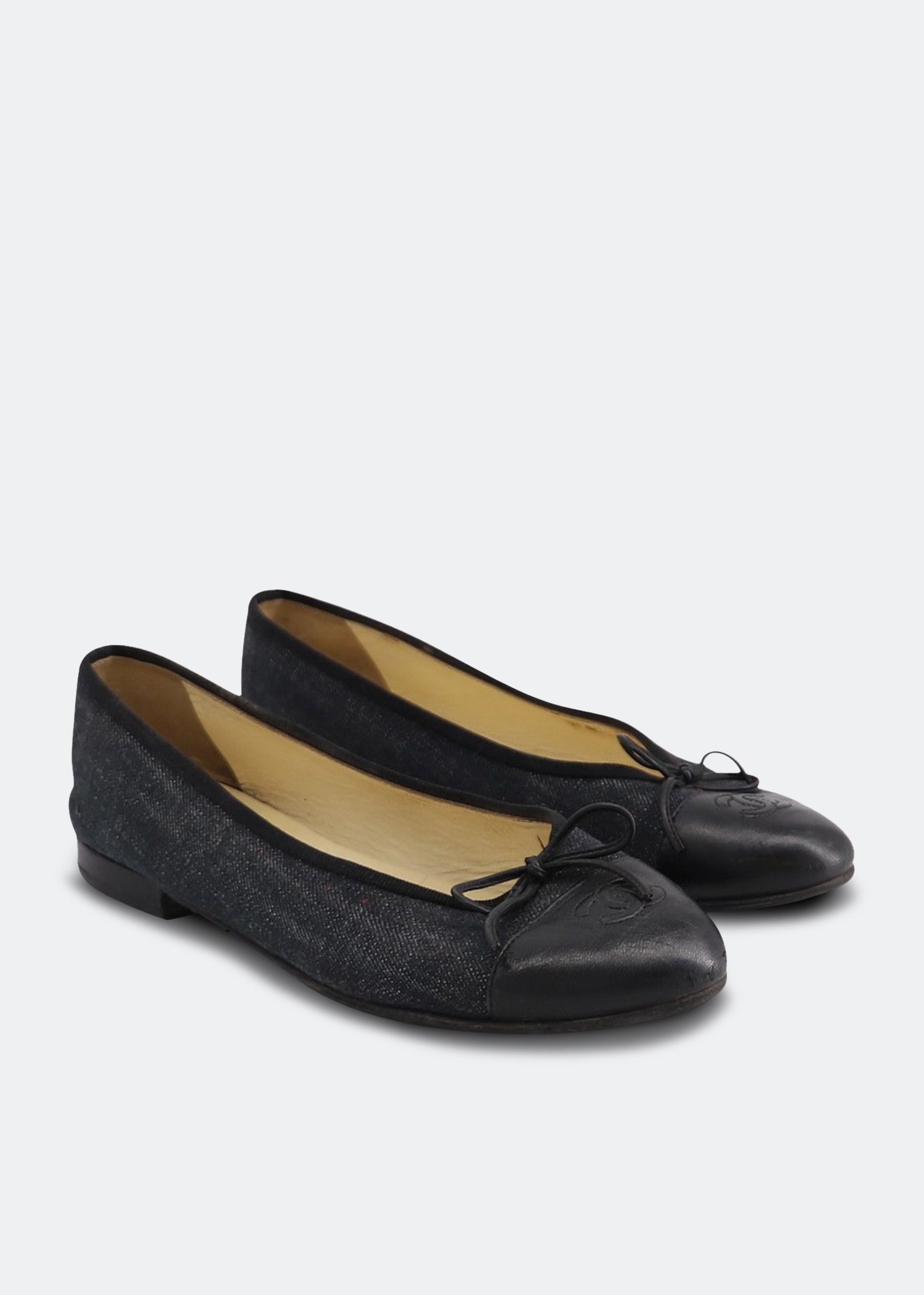 

Bow ballet flats, Black