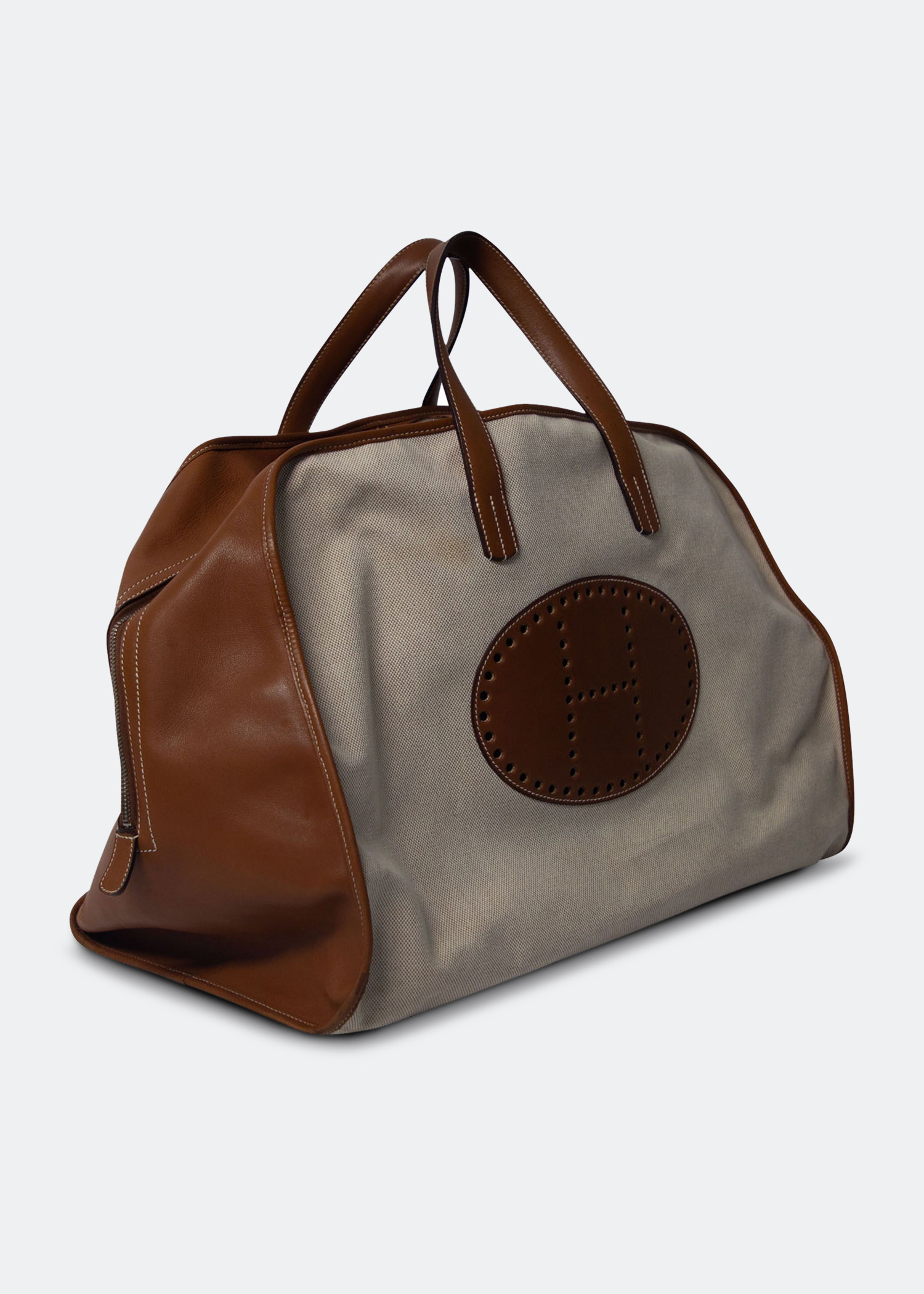

Feu2dou Toile travel bag, Beige
